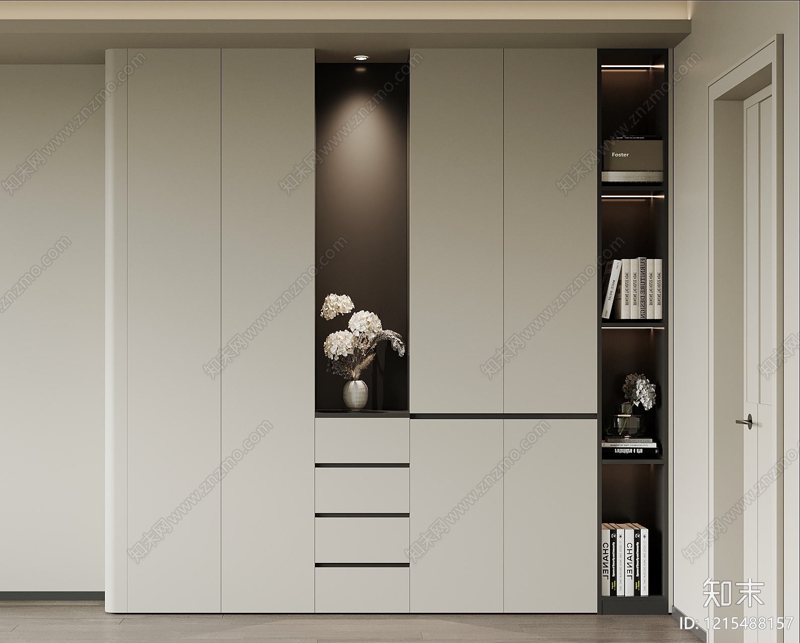 现代简约玄关SU模型下载【ID:1215488157】