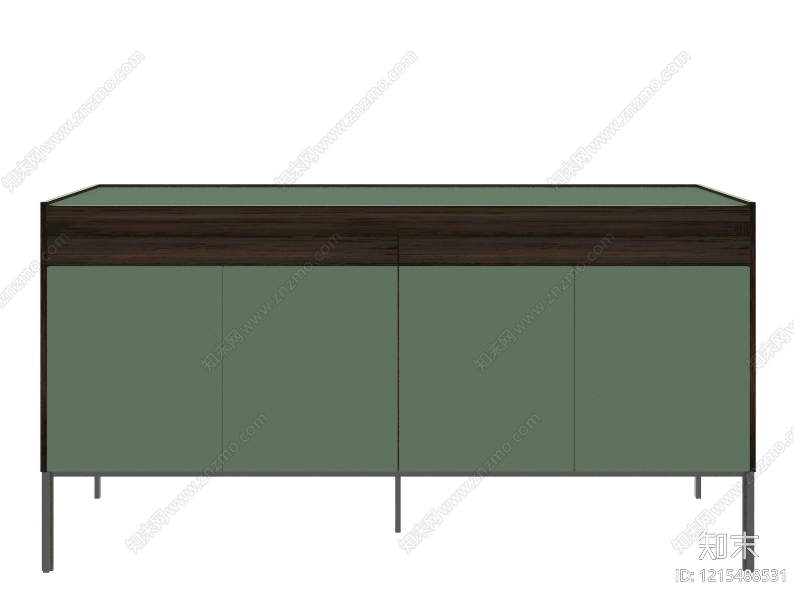 现代简约餐边柜3D模型下载【ID:1215488531】
