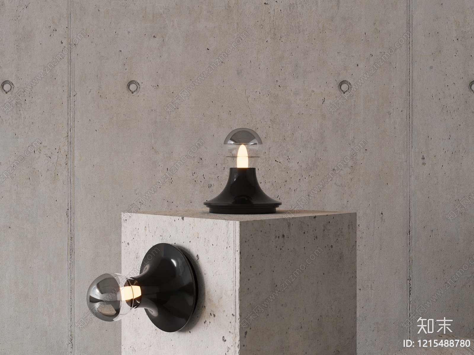 极简主义壁灯3D模型下载【ID:1215488780】