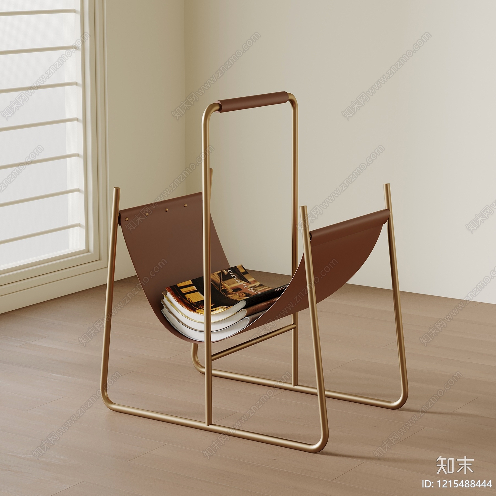 现代简约书架3D模型下载【ID:1215488444】