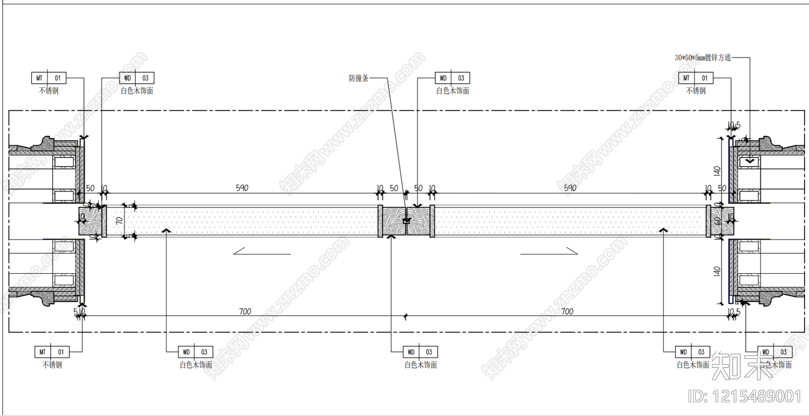 综合门节点施工图下载【ID:1215489001】