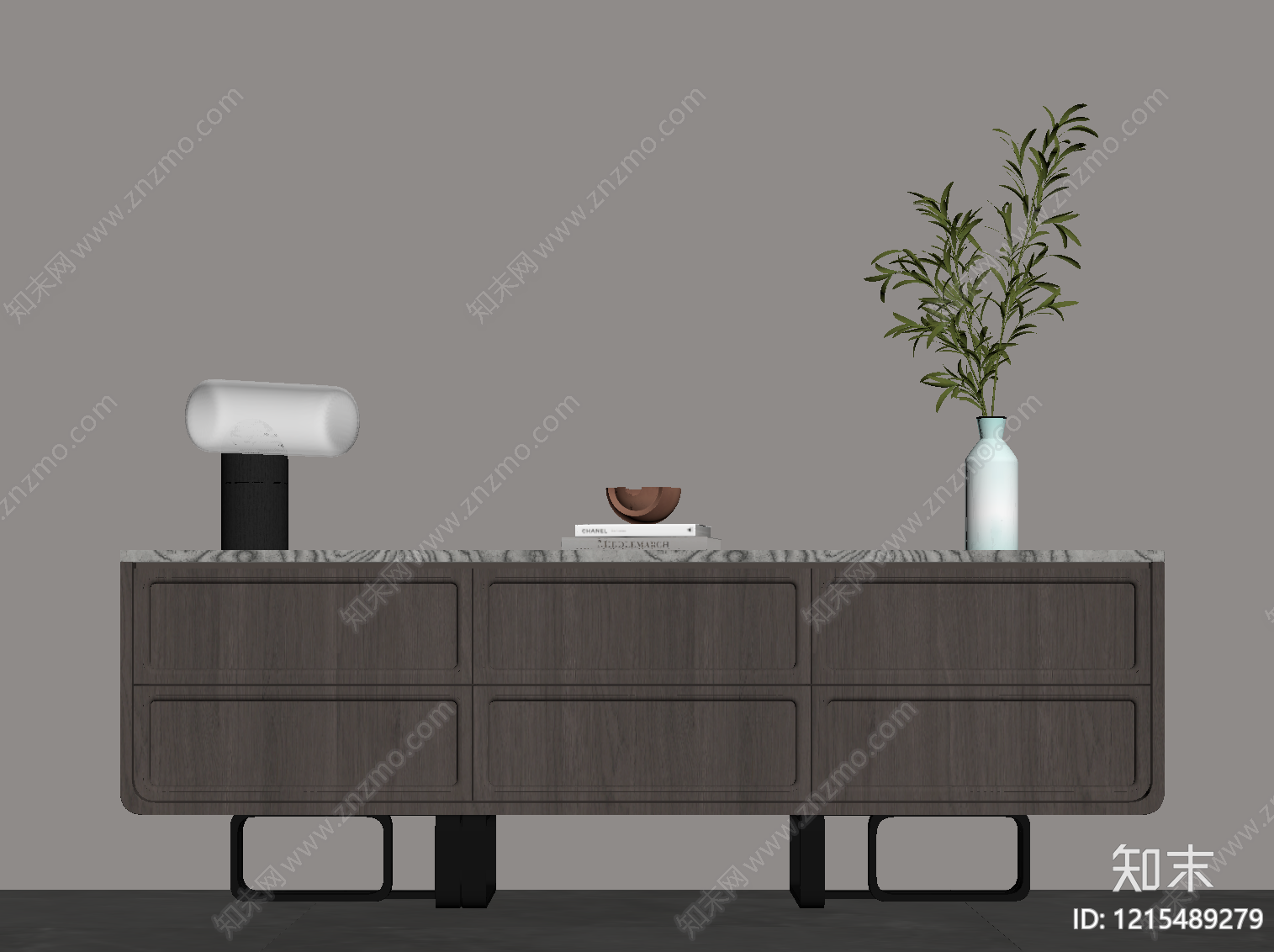 现代简约电视柜SU模型下载【ID:1215489279】
