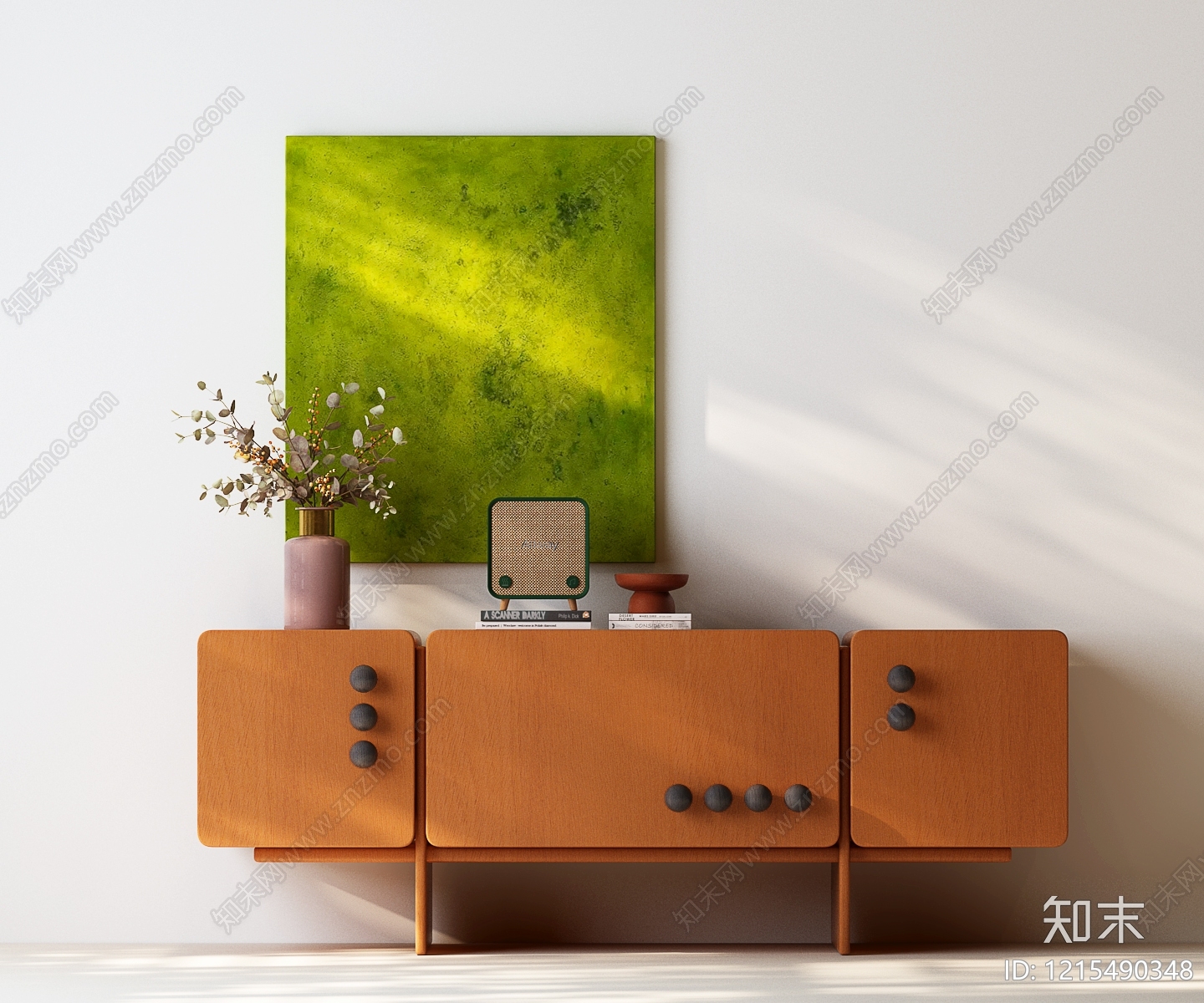 中古风家居客厅3D模型下载【ID:1215490348】