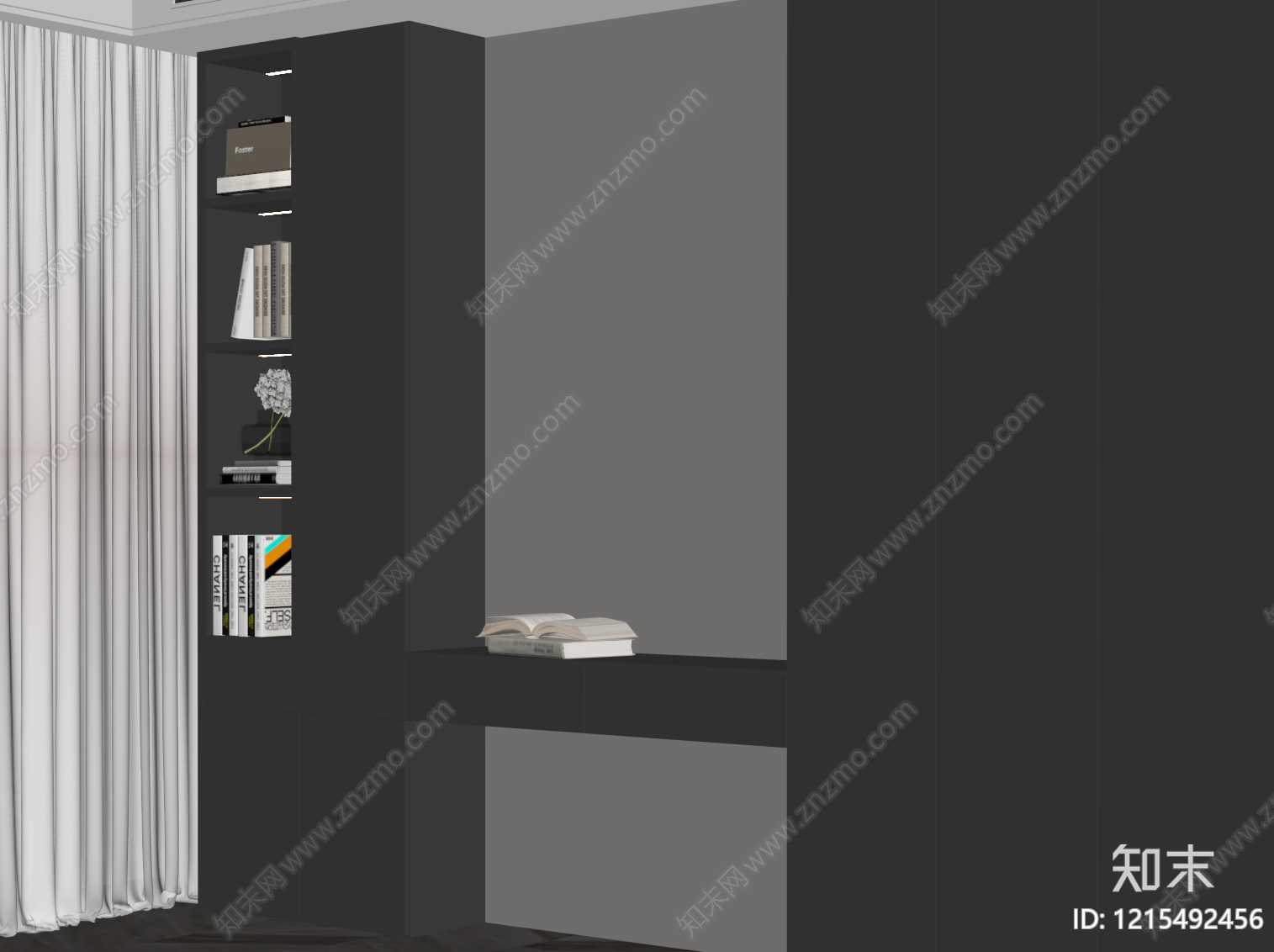 极简其他柜子SU模型下载【ID:1215492456】