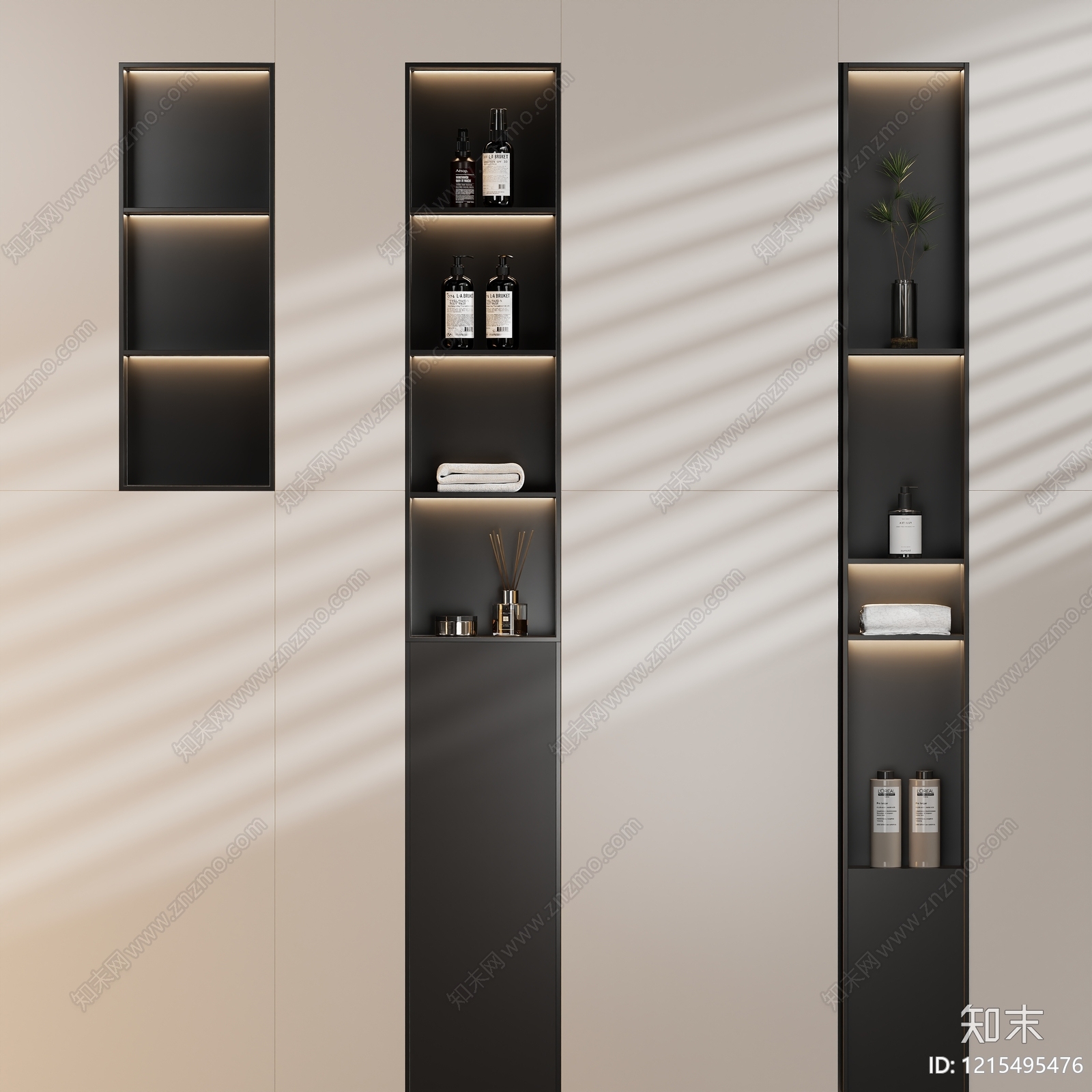 现代简约卫生间SU模型下载【ID:1215495476】