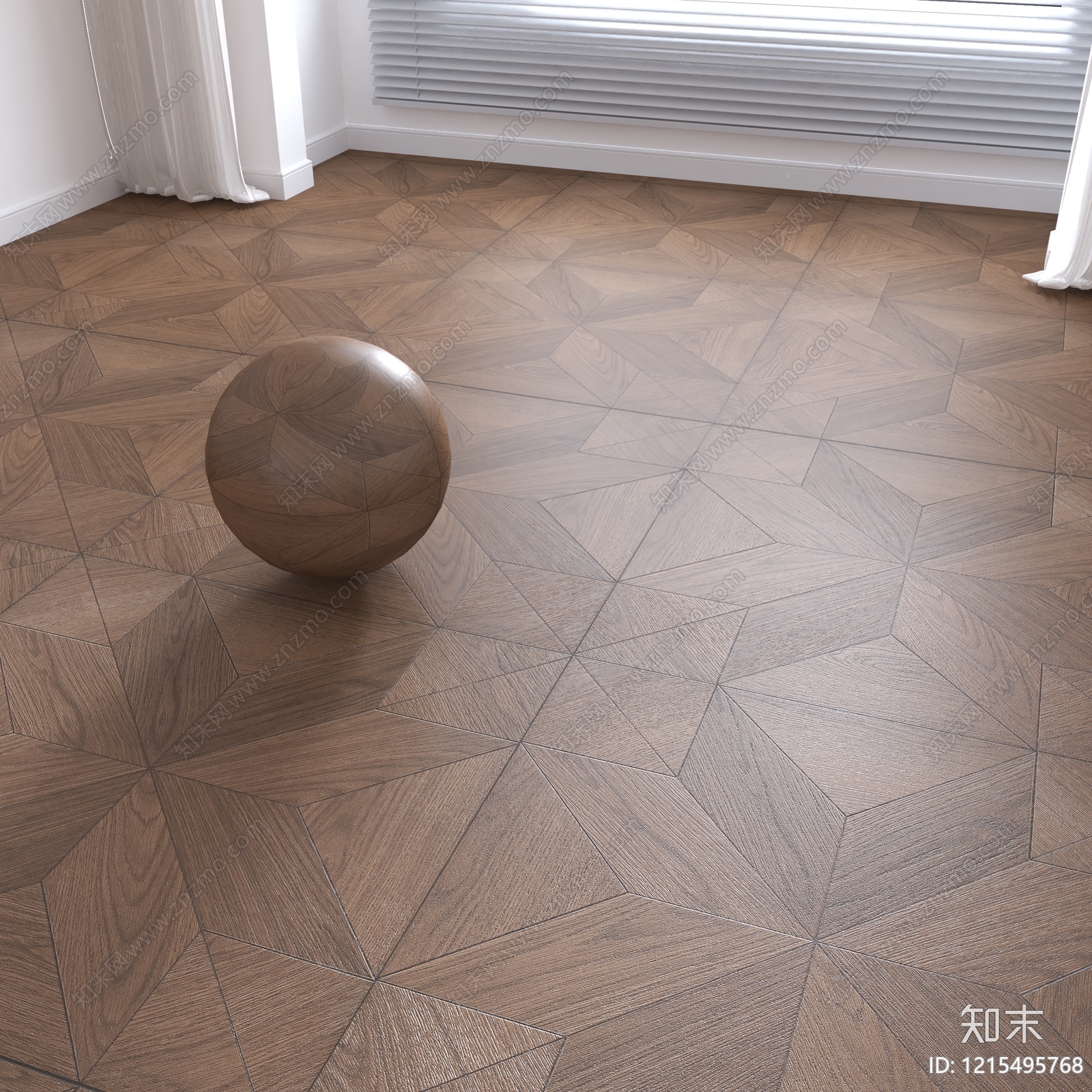 现代简约地面拼花3D模型下载【ID:1215495768】