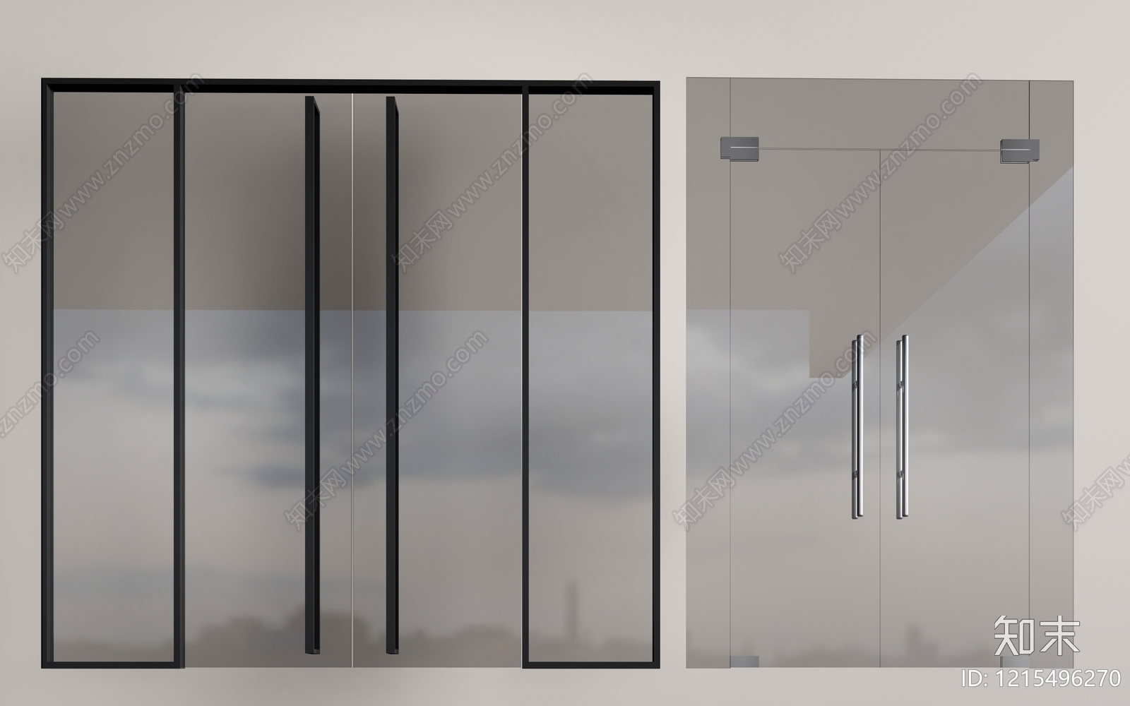 极简门把手SU模型下载【ID:1215496270】