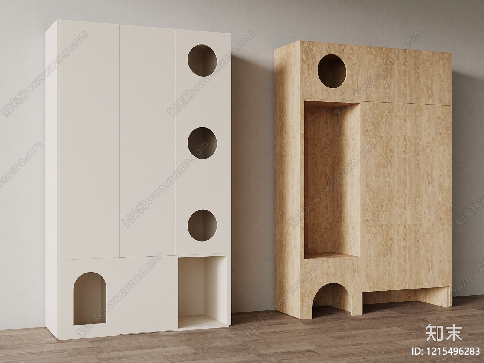 现代简约其他柜子3D模型下载【ID:1215496283】