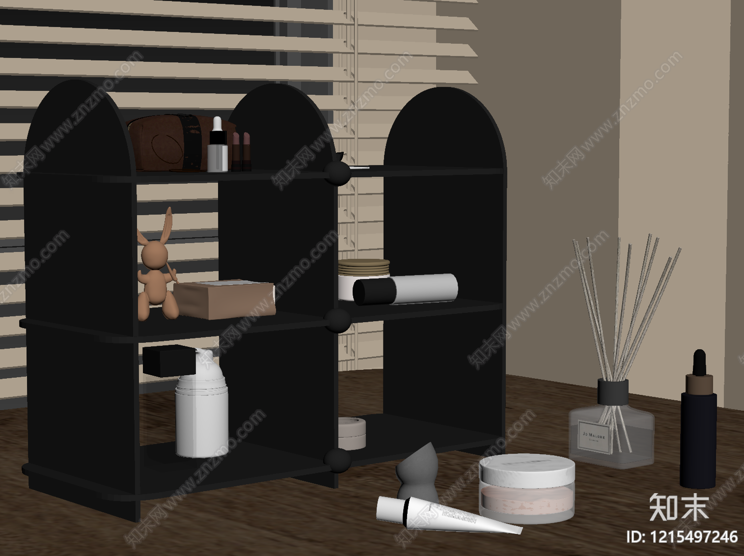 现代简约化妆品SU模型下载【ID:1215497246】