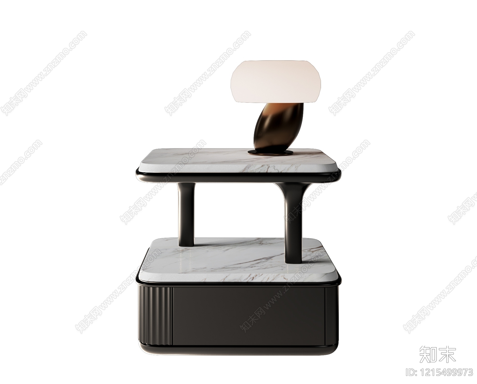 意式极简床头柜3D模型下载【ID:1215499973】