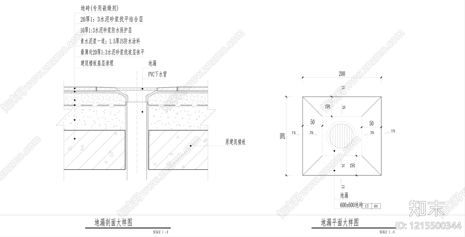 地面综合节点施工图下载【ID:1215500344】