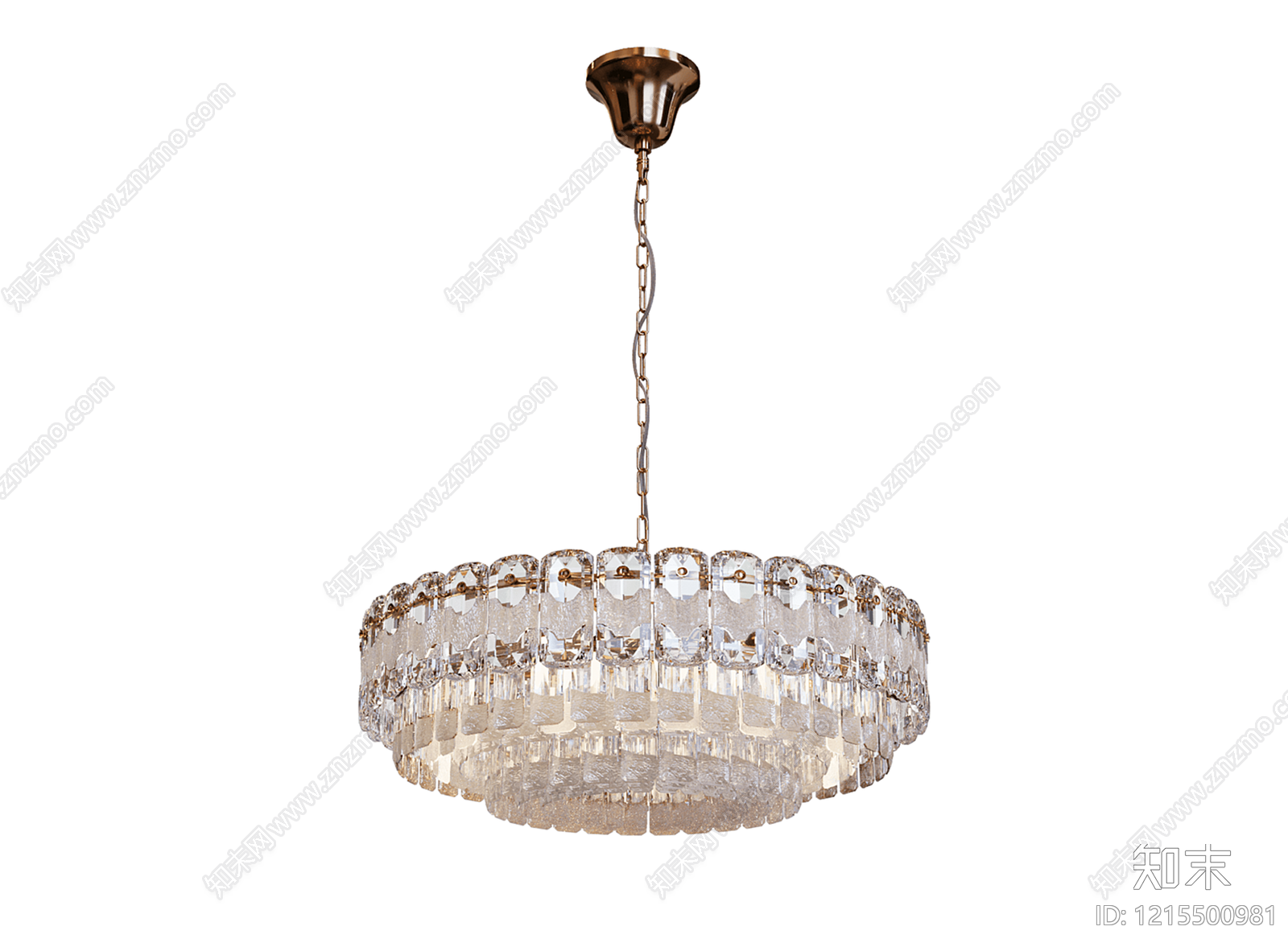 意式轻奢水晶吊灯3D模型下载【ID:1215500981】