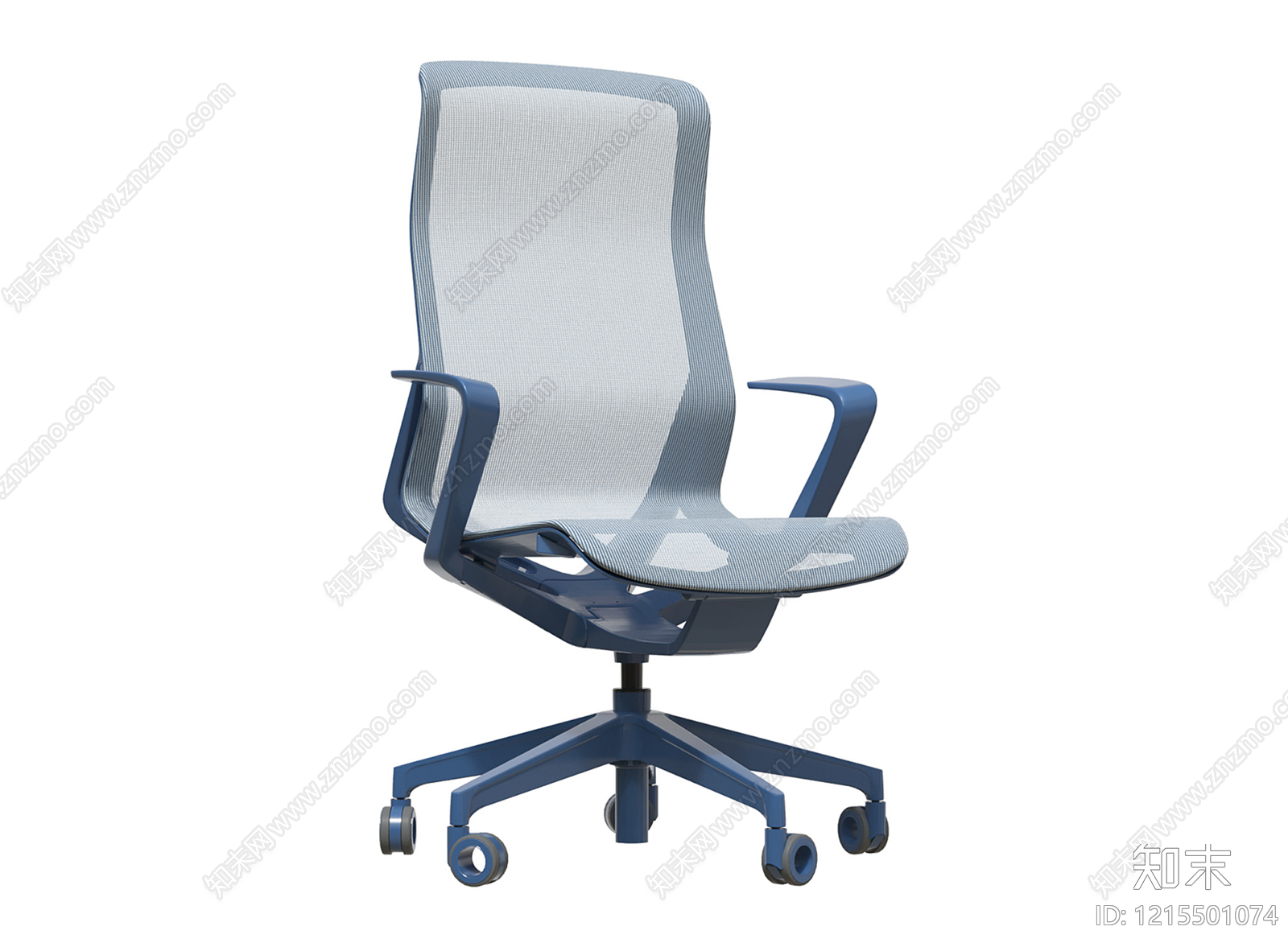 现代简约办公椅3D模型下载【ID:1215501074】
