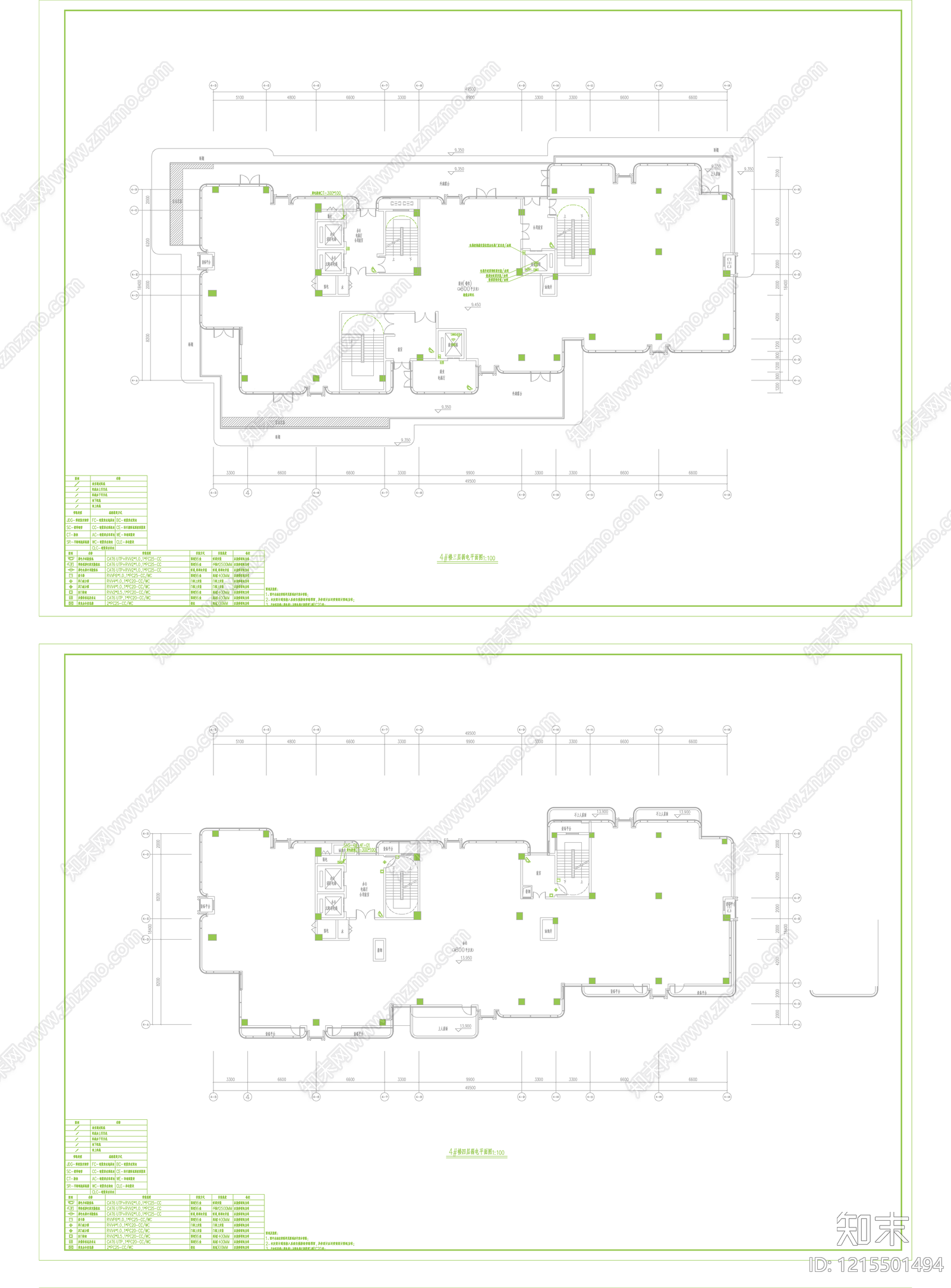 通信网络系统cad施工图下载【ID:1215501494】