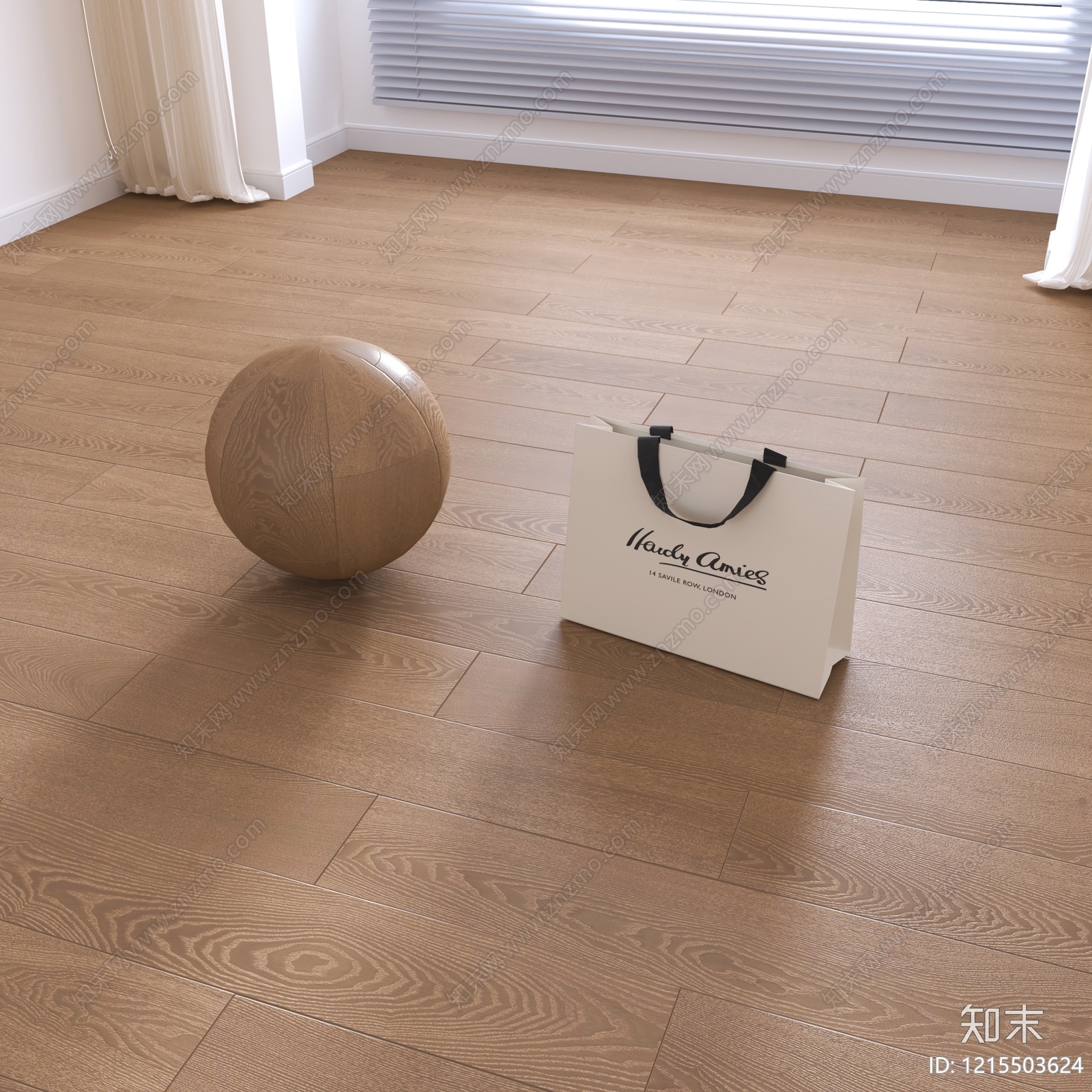 原木风地面拼花3D模型下载【ID:1215503624】