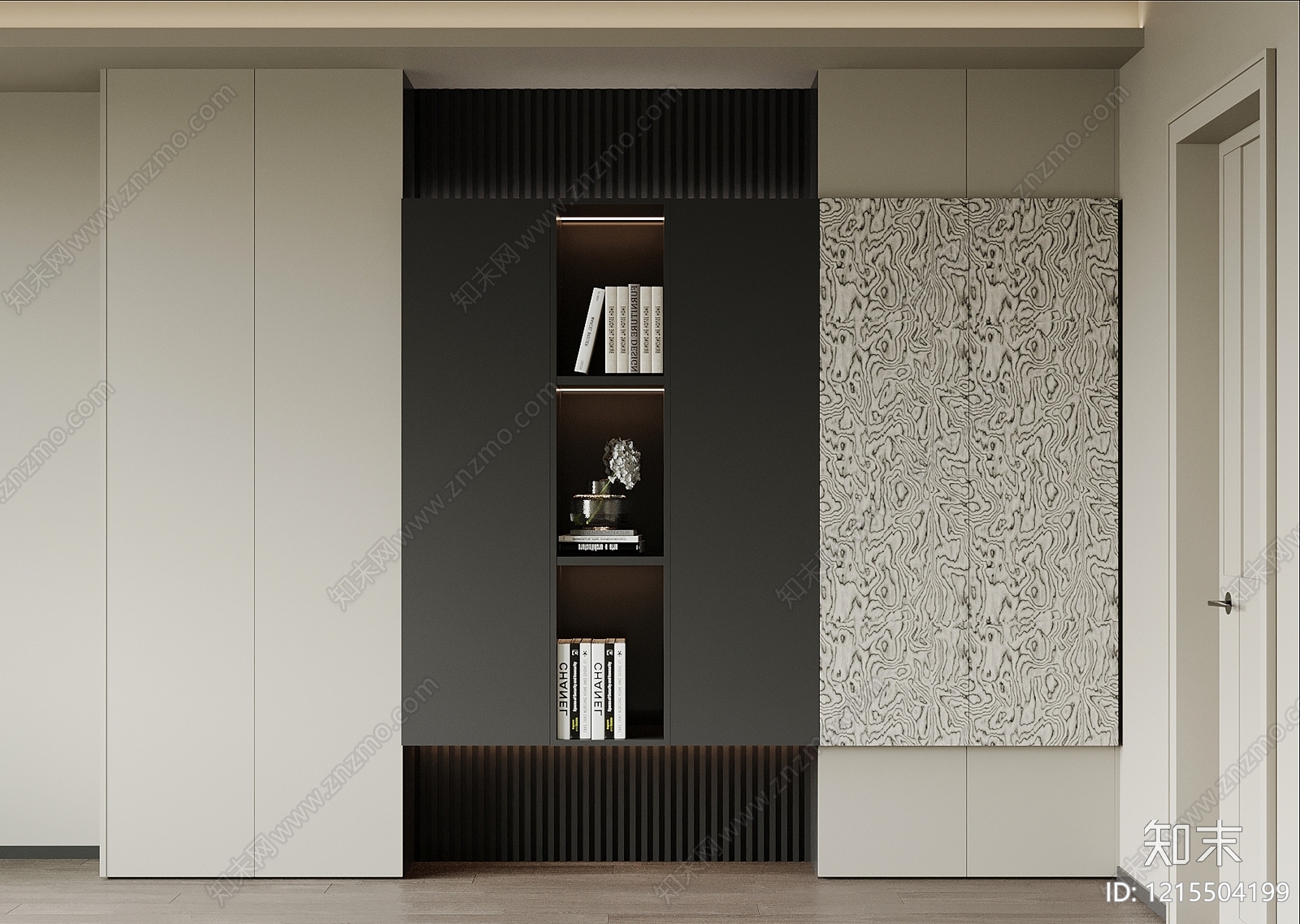 现代极简玄关3D模型下载【ID:1215504199】