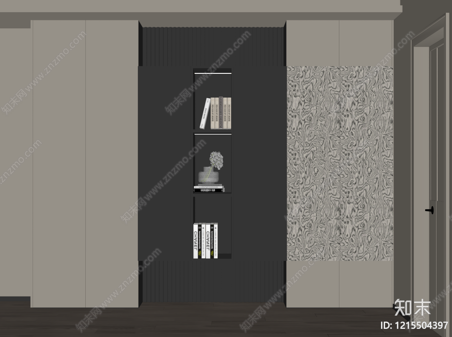 现代简约玄关SU模型下载【ID:1215504397】