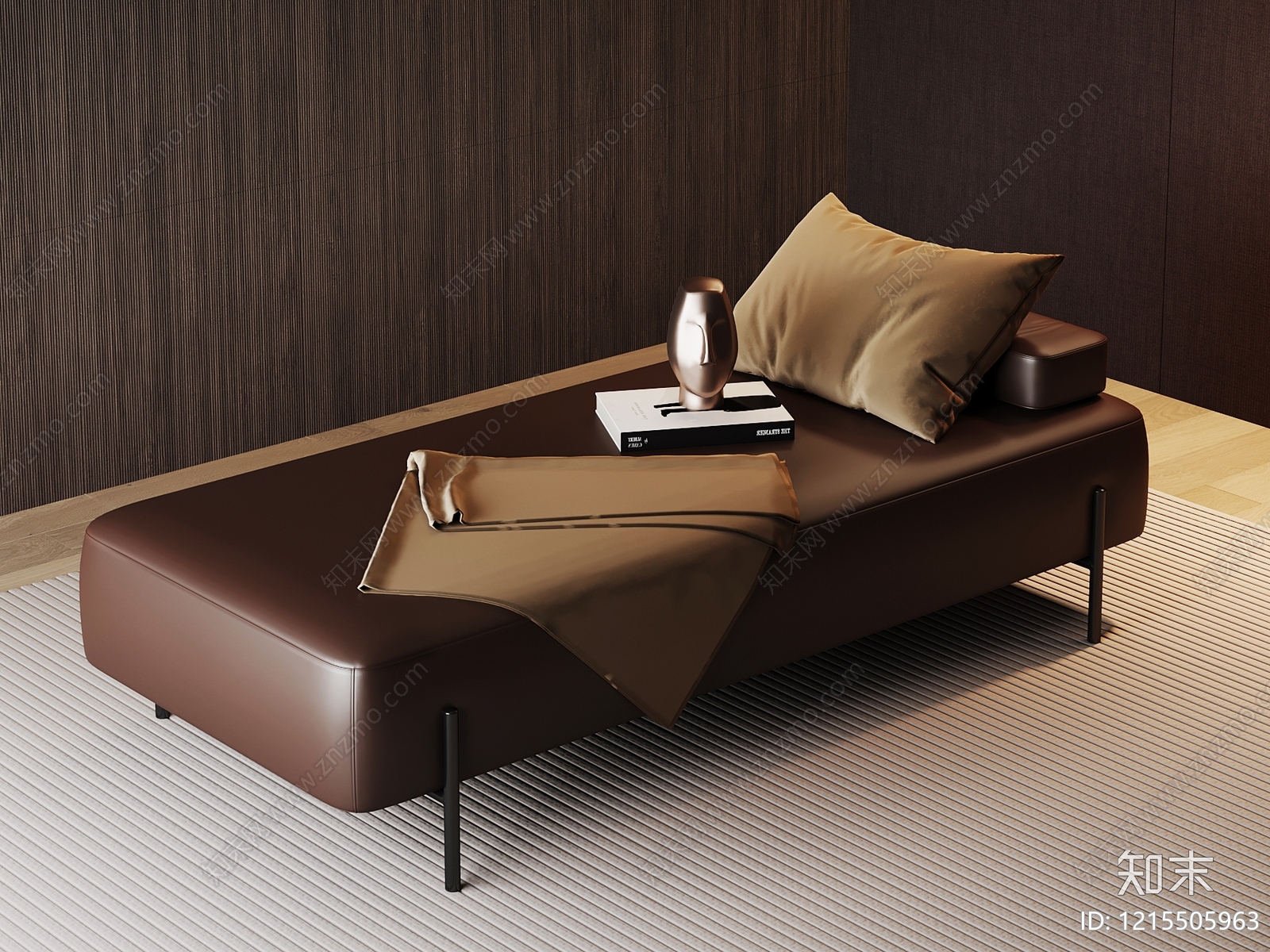 意式极简贵妃椅SU模型下载【ID:1215505963】