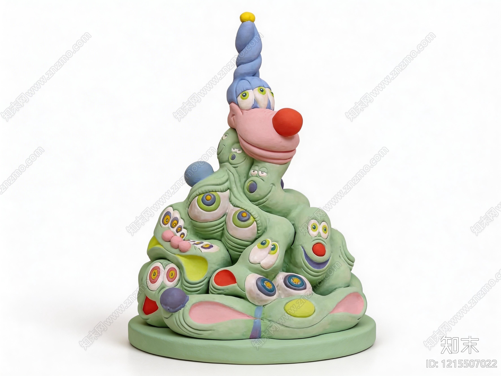 超现实卡通雕塑风雕塑摆件SU模型下载【ID:1215507022】