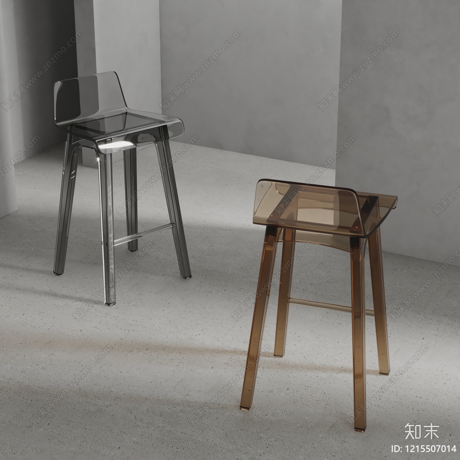 极简吧椅SU模型下载【ID:1215507014】