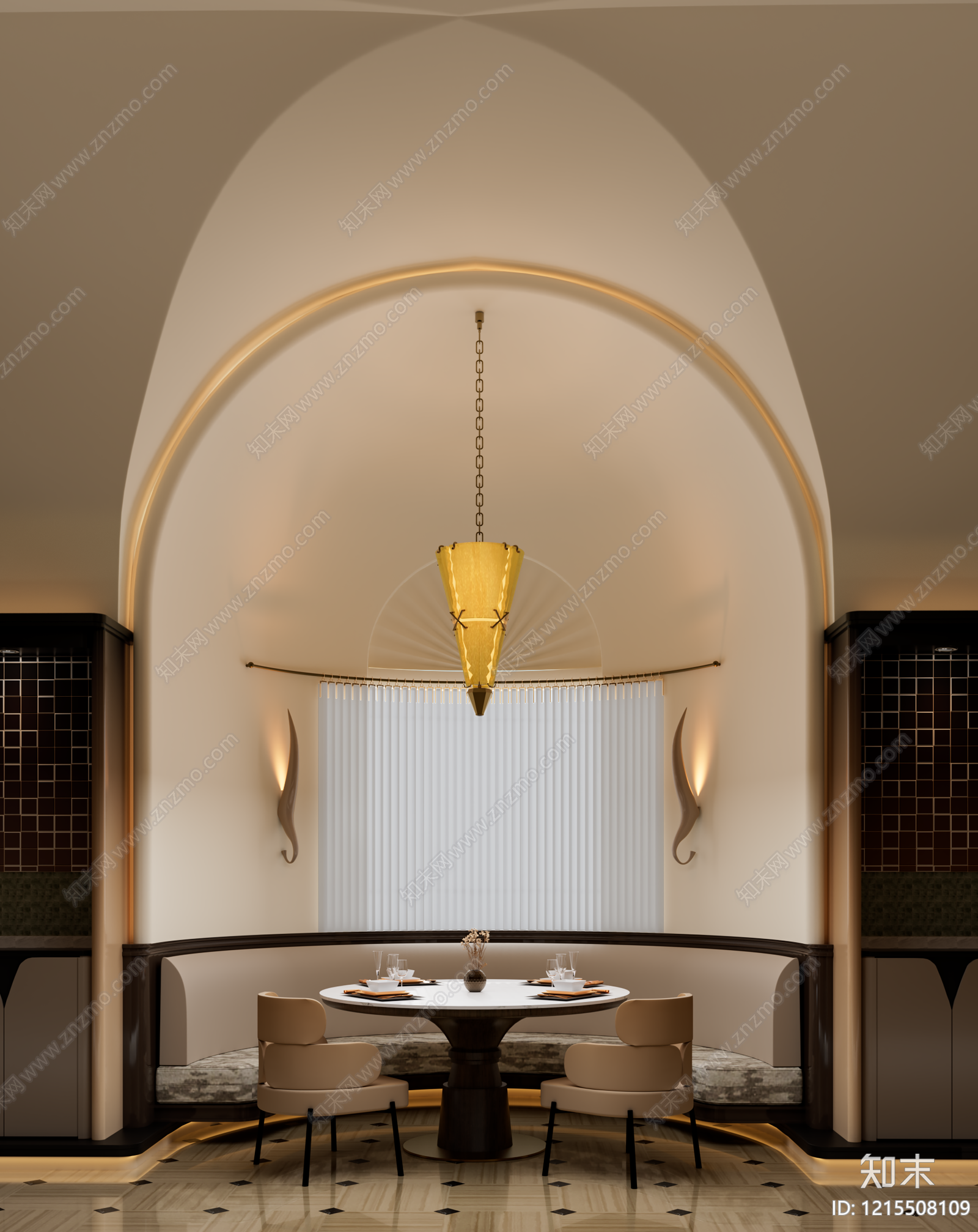 现代法式包厢3D模型下载【ID:1215508109】