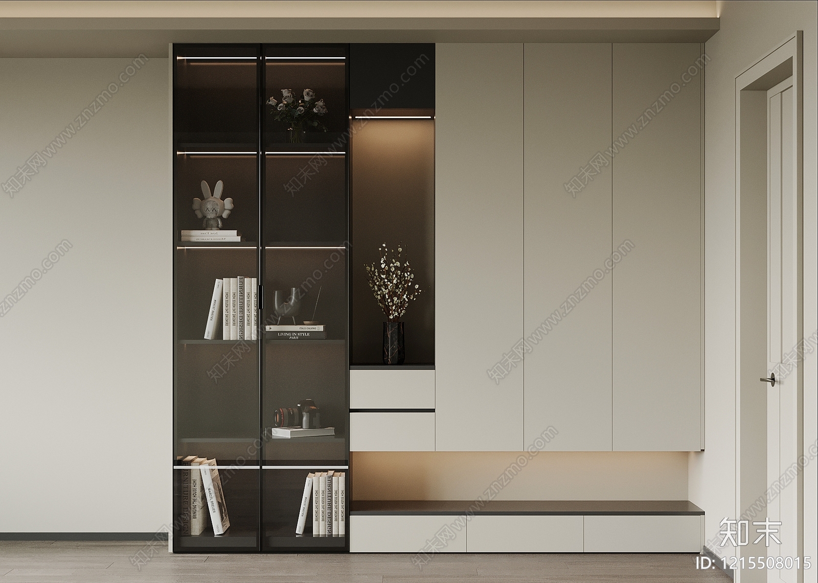 现代简约玄关3D模型下载【ID:1215508015】