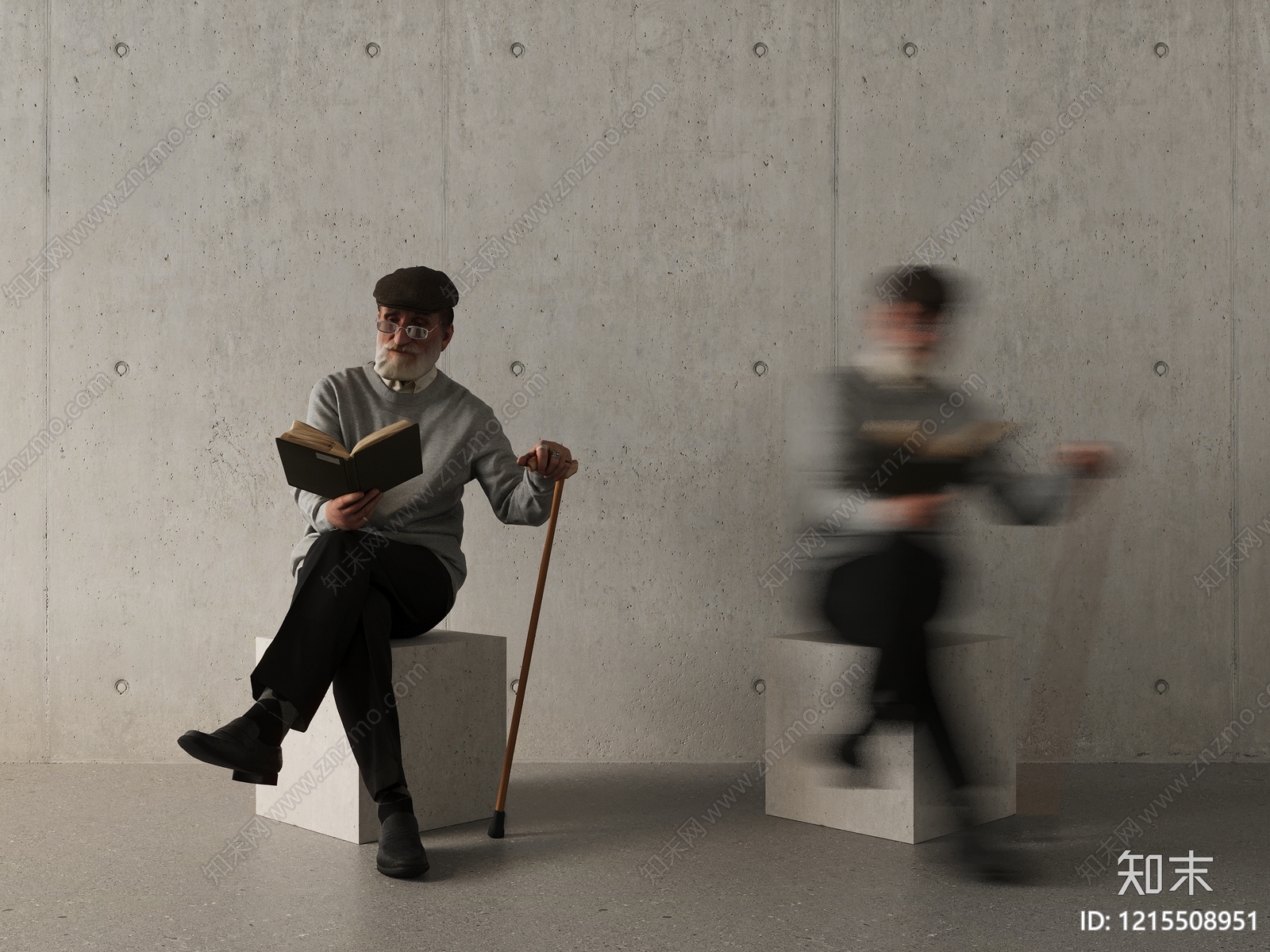 极简男人3D模型下载【ID:1215508951】