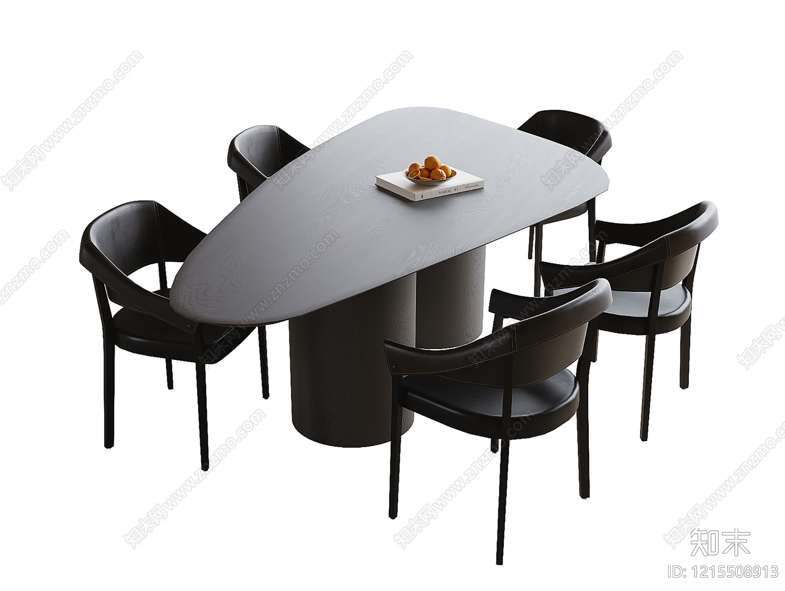 极简餐桌椅SU模型下载【ID:1215508913】