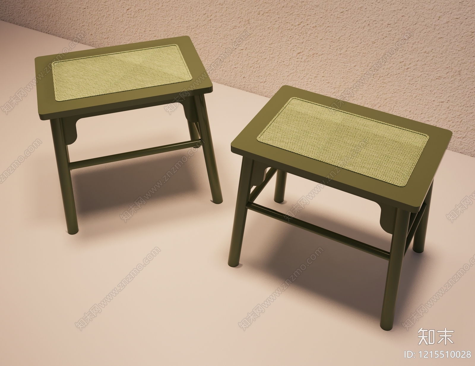 新中式其他凳子SU模型下载【ID:1215510028】