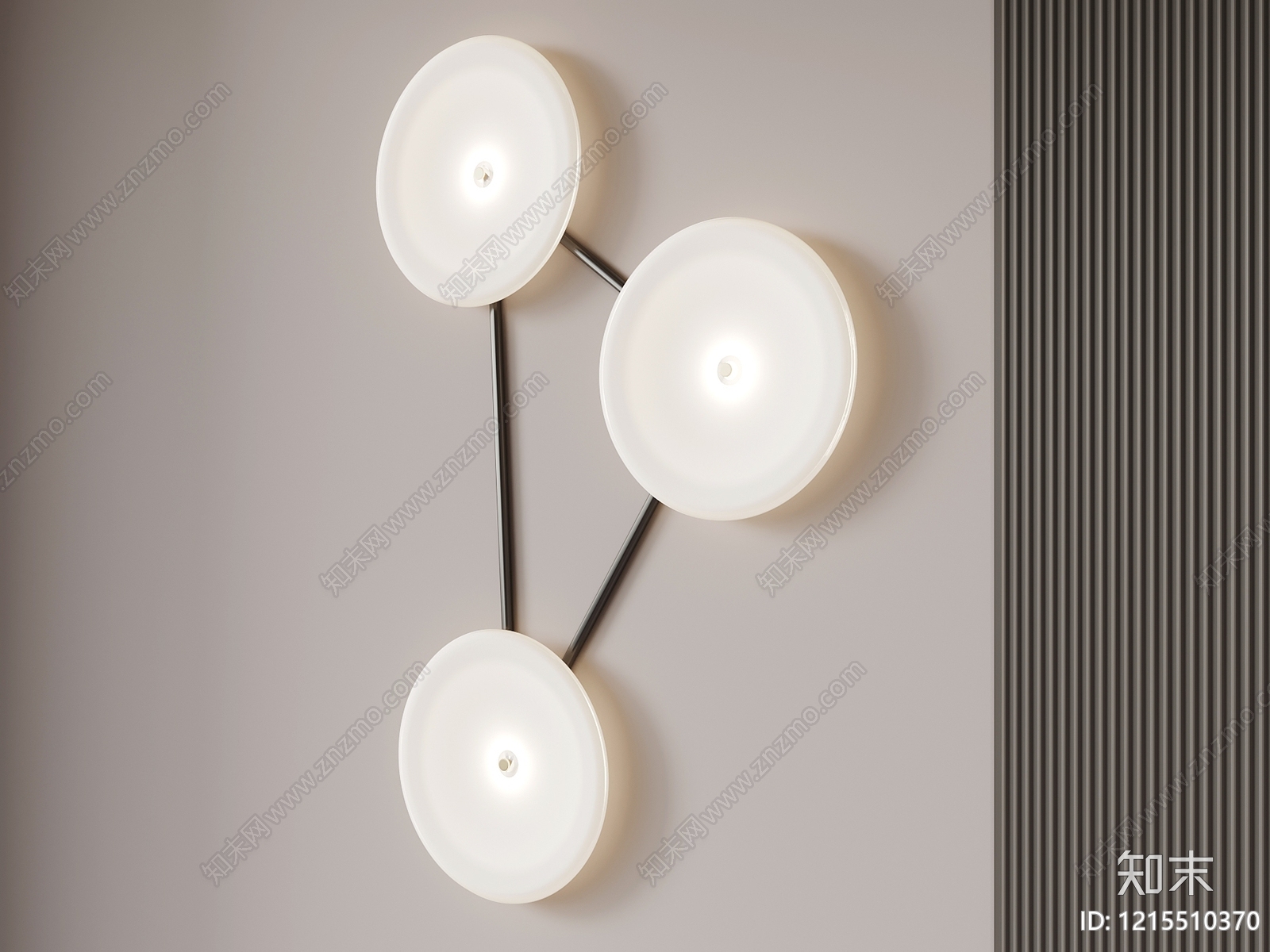 现代简约墙面壁灯SU模型下载【ID:1215510370】
