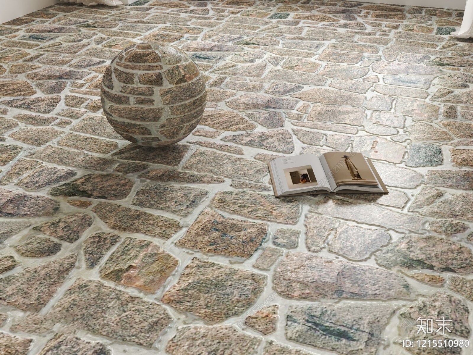 侘寂地面拼花3D模型下载【ID:1215510980】