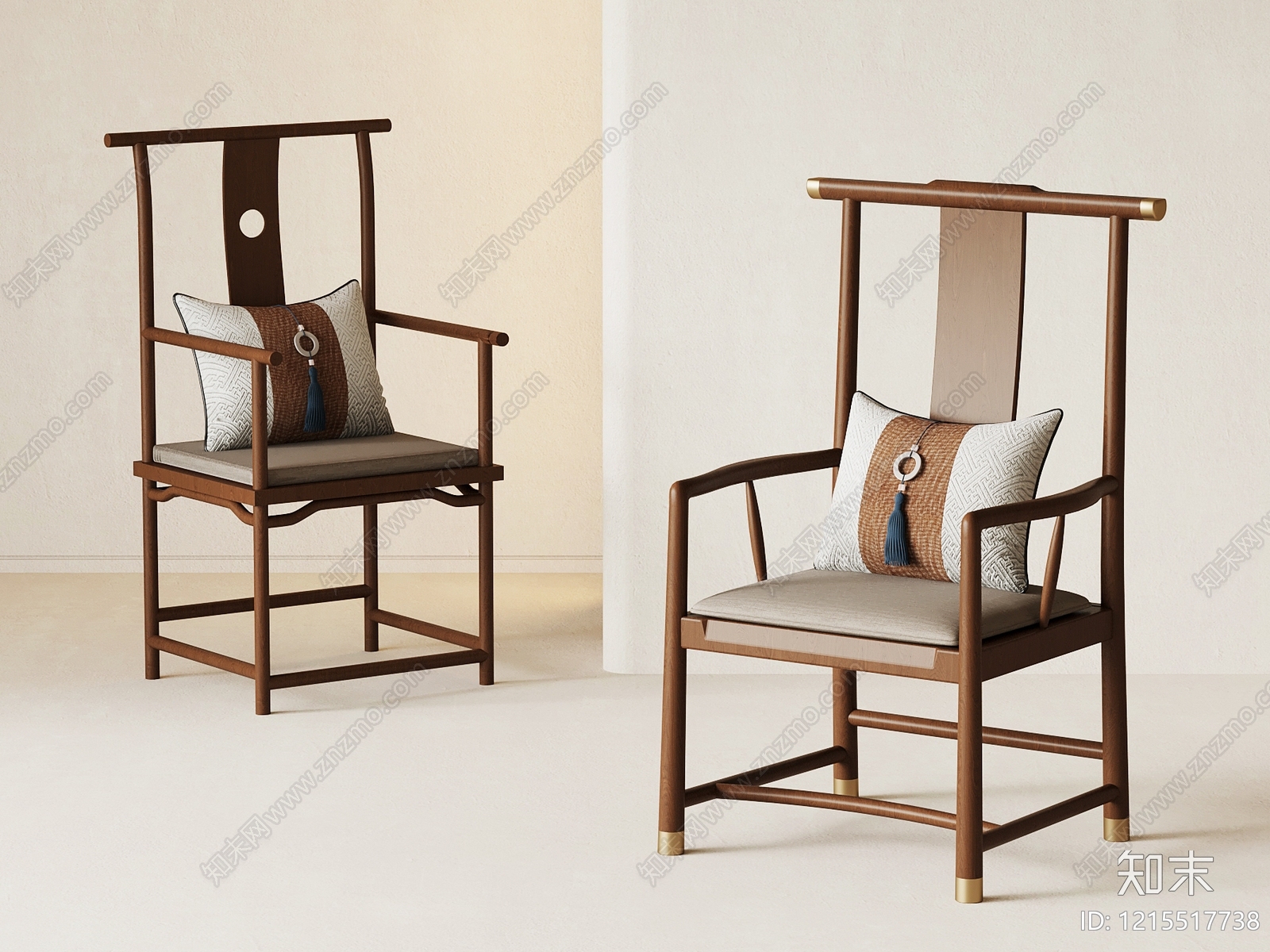 新中式躺椅SU模型下载【ID:1215517738】