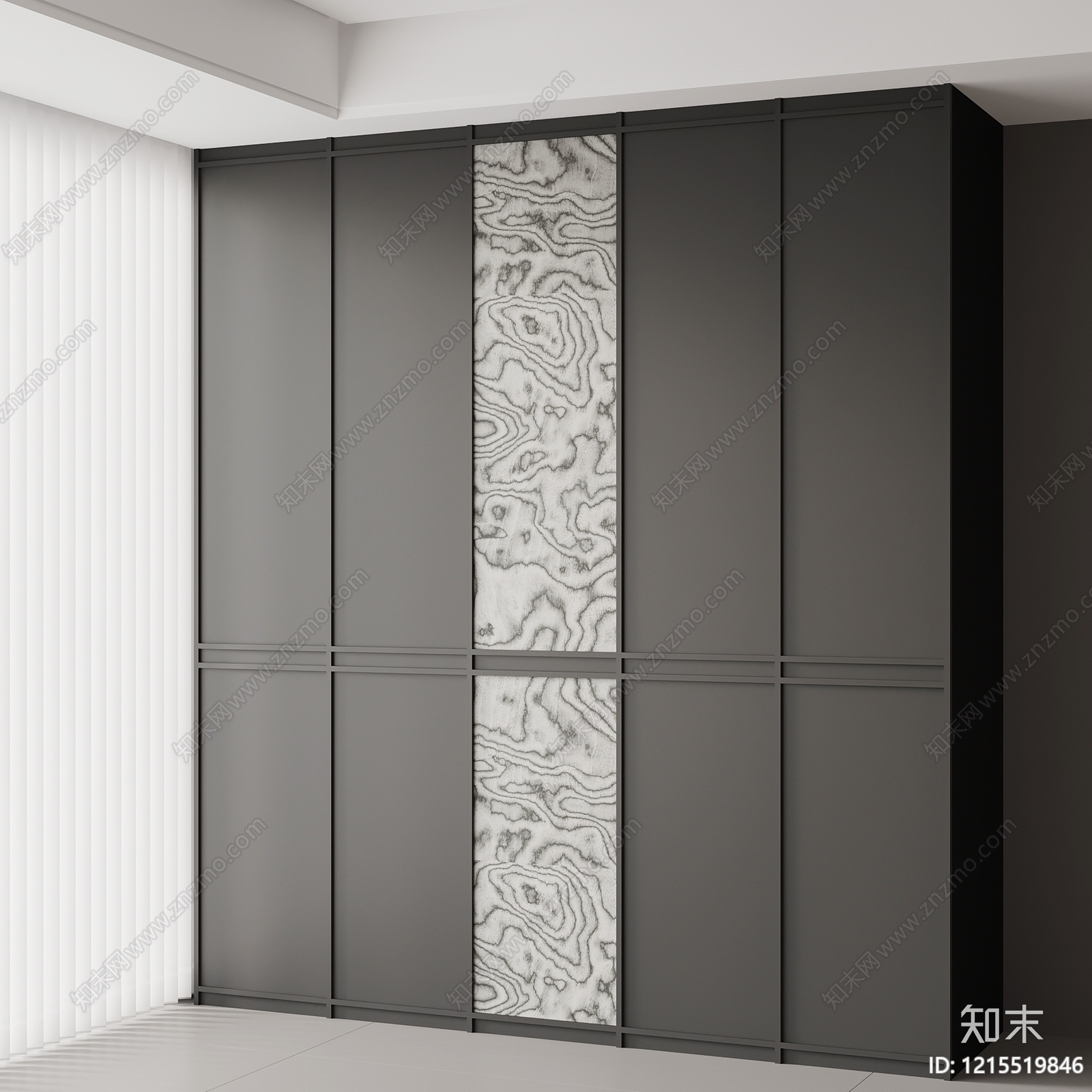 极简储物柜3D模型下载【ID:1215519846】