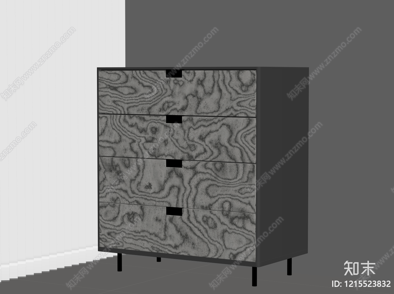 现代斗柜SU模型下载【ID:1215523832】