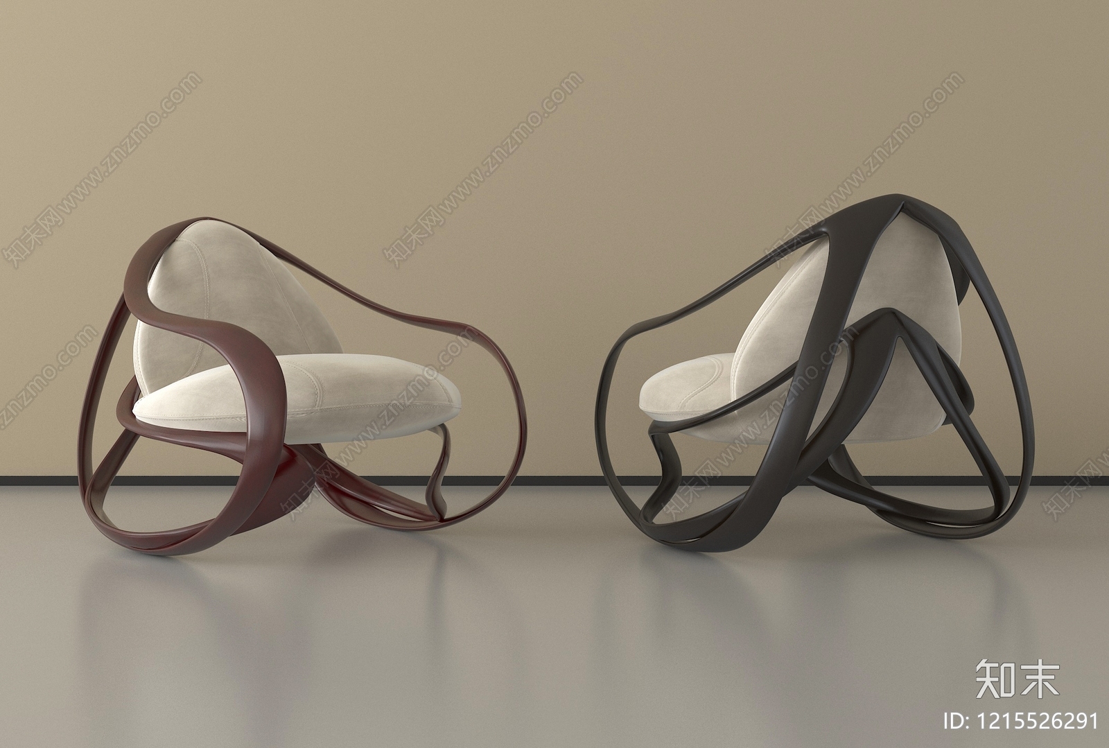 现代简约休闲椅SU模型下载【ID:1215526291】