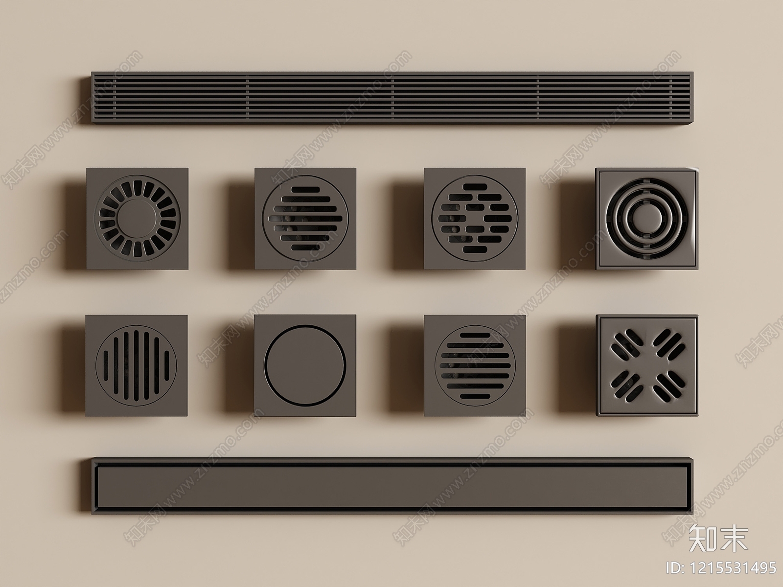 极简地漏3D模型下载【ID:1215531495】