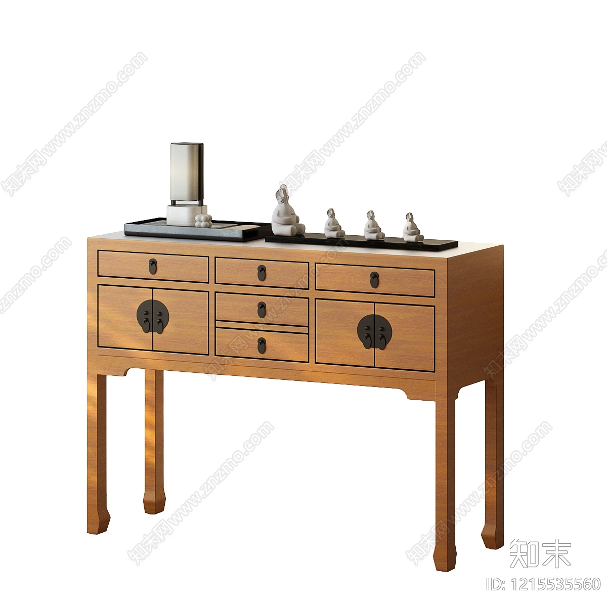 新中式斗柜3D模型下载【ID:1215535560】