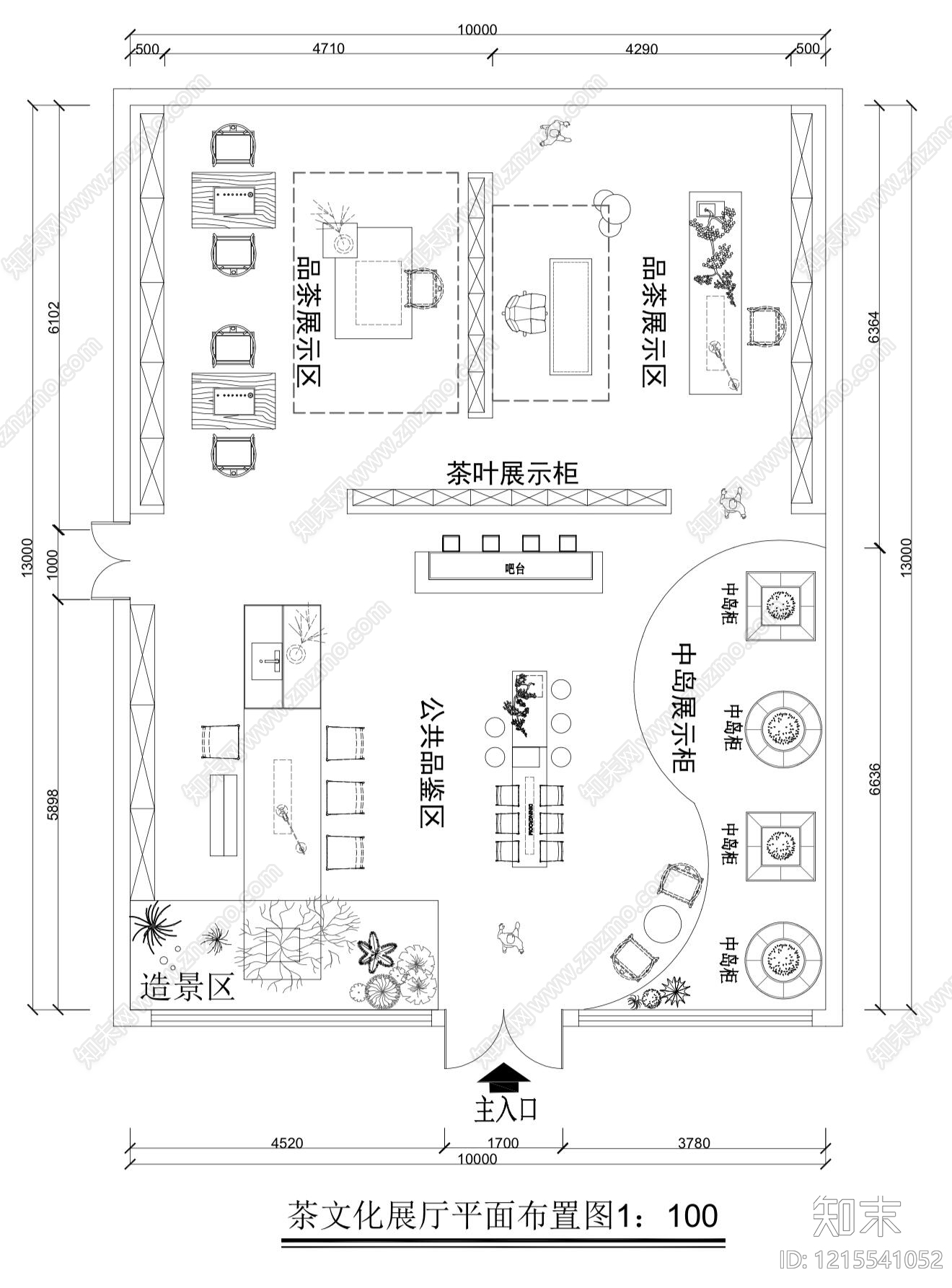 文化展厅cad施工图下载【ID:1215541052】
