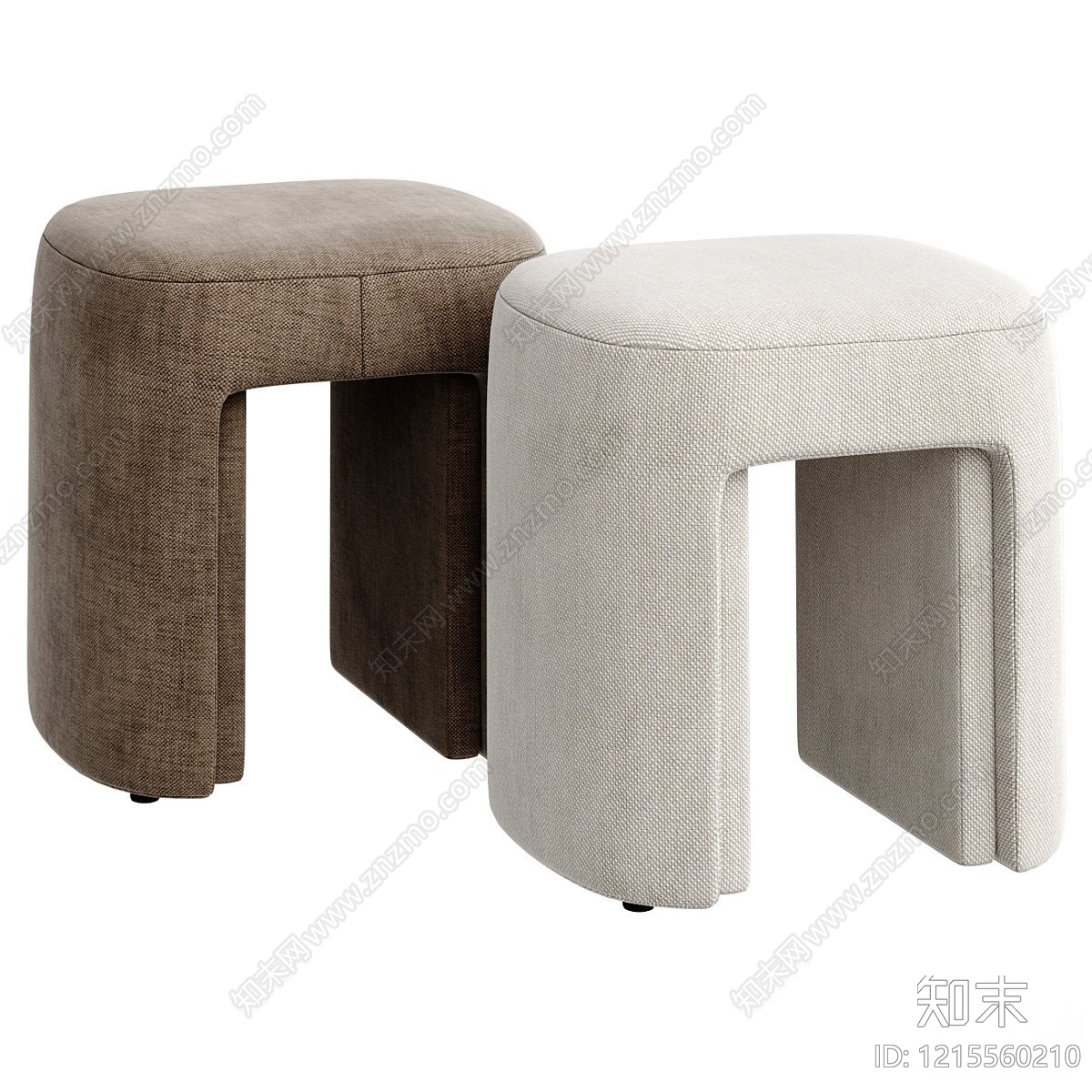 现代简约换鞋凳3D模型下载【ID:1215560210】