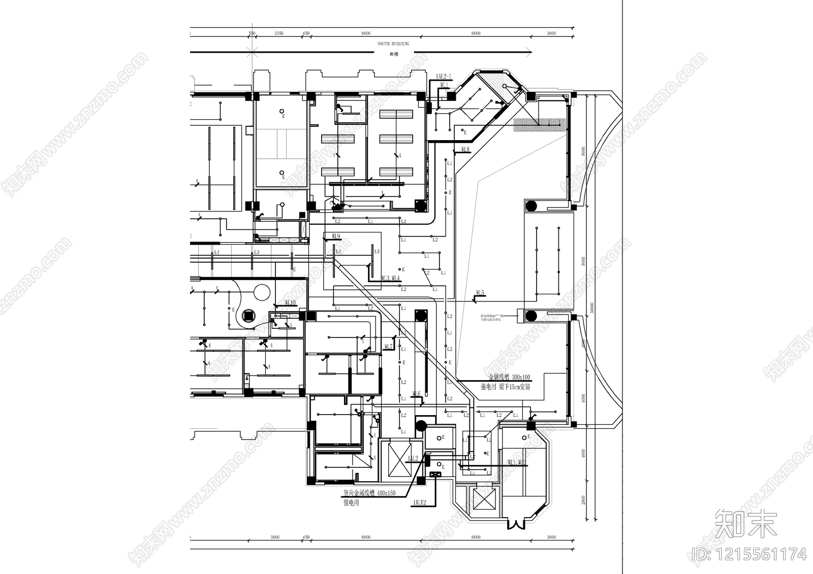 电气图cad施工图下载【ID:1215561174】