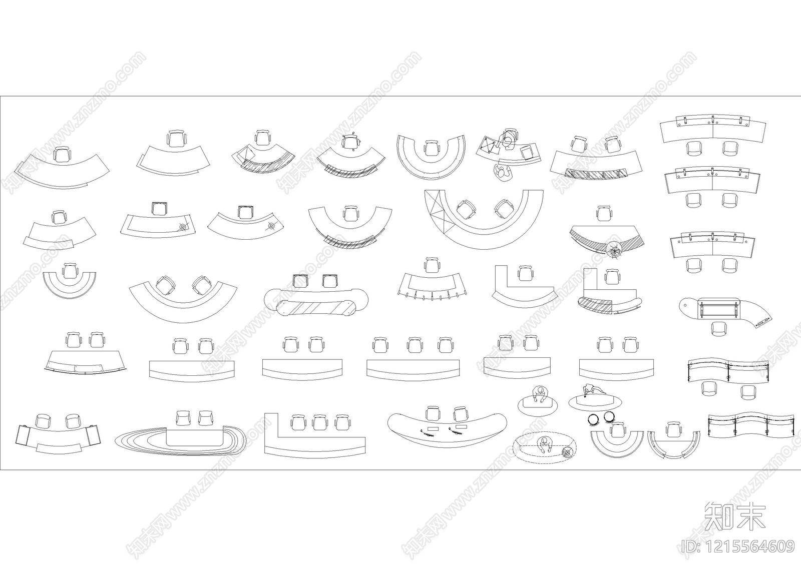 酒店家具施工图下载【ID:1215564609】