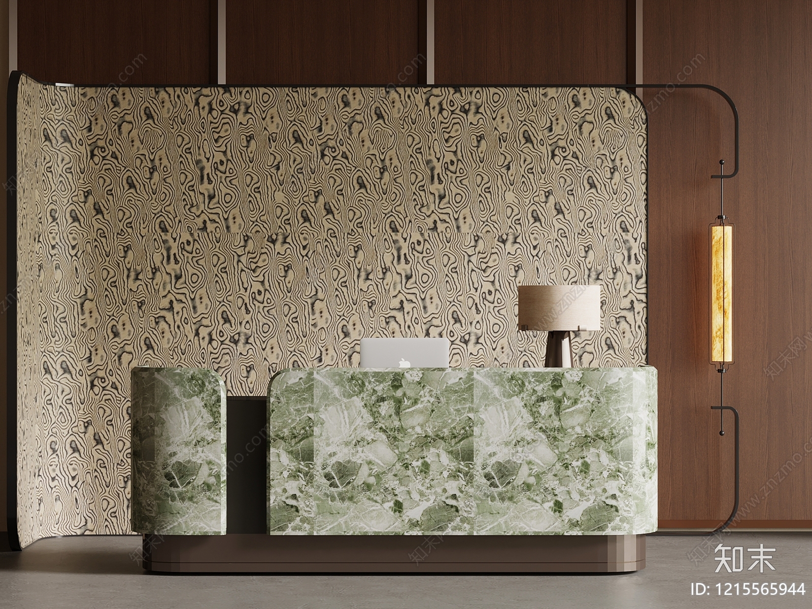 新中式吧台3D模型下载【ID:1215565944】