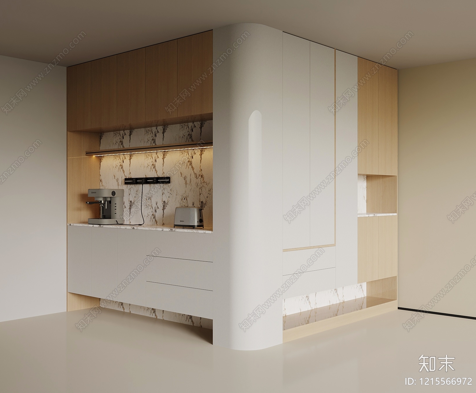 极简玄关3D模型下载【ID:1215566972】