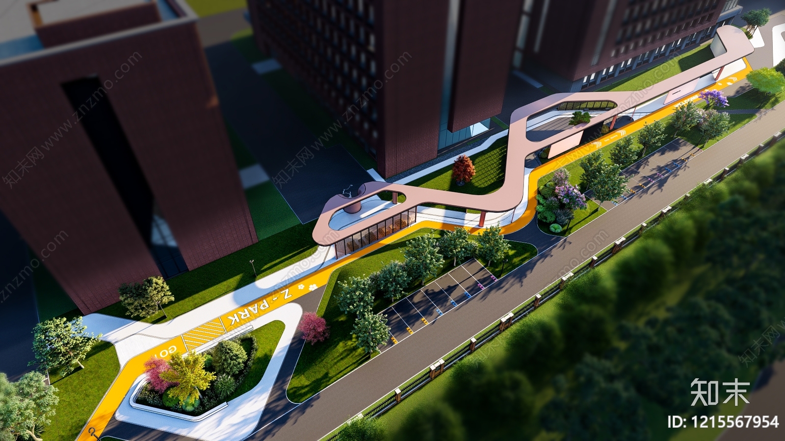 办公景观施工图下载【ID:1215567954】