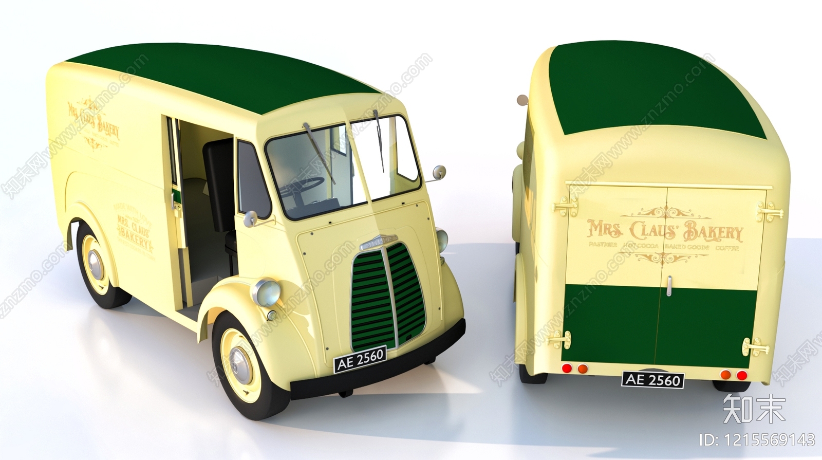 复古汽车3D模型下载【ID:1215569143】