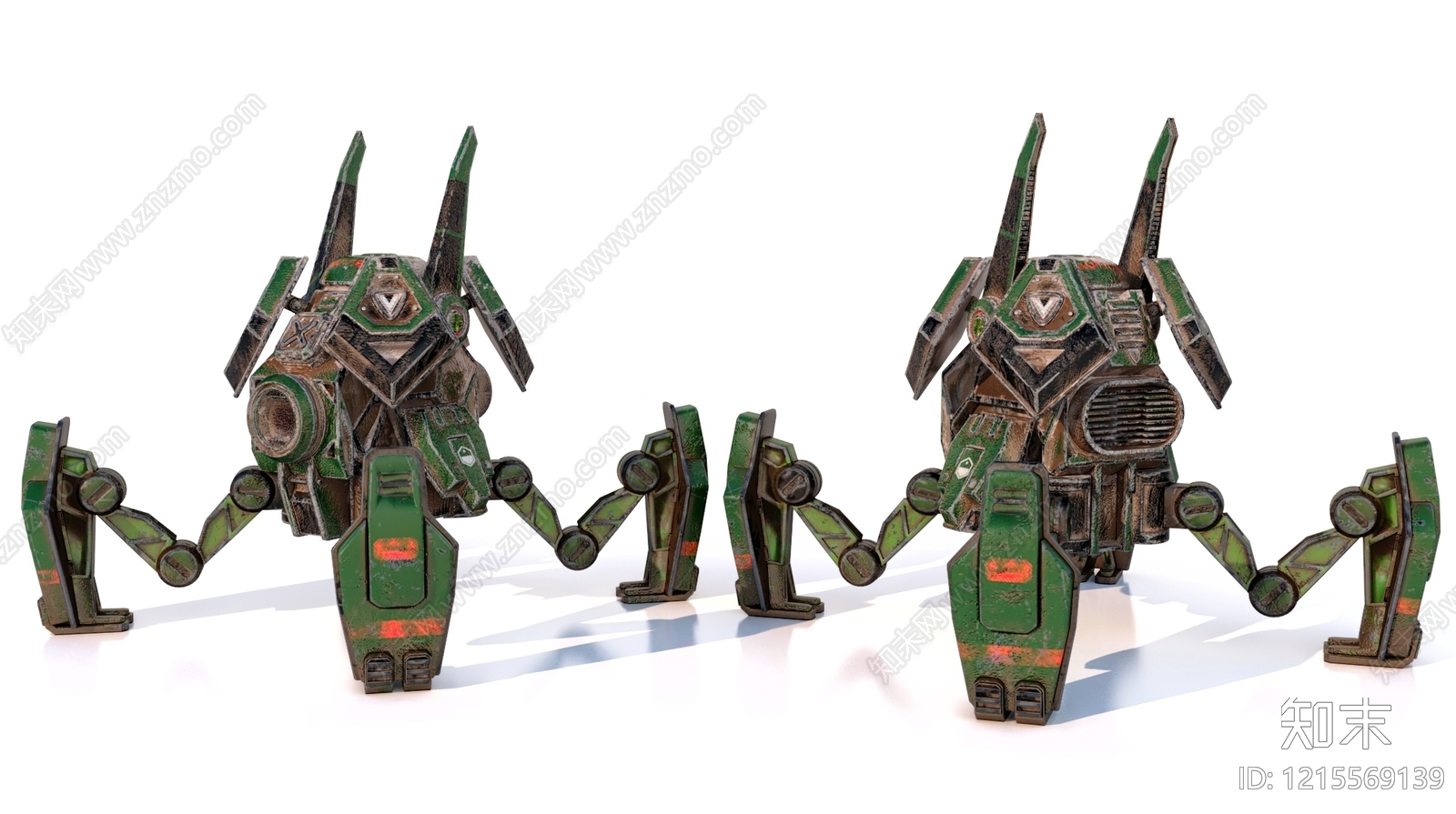 赛博朋克虚拟人物3D模型下载【ID:1215569139】