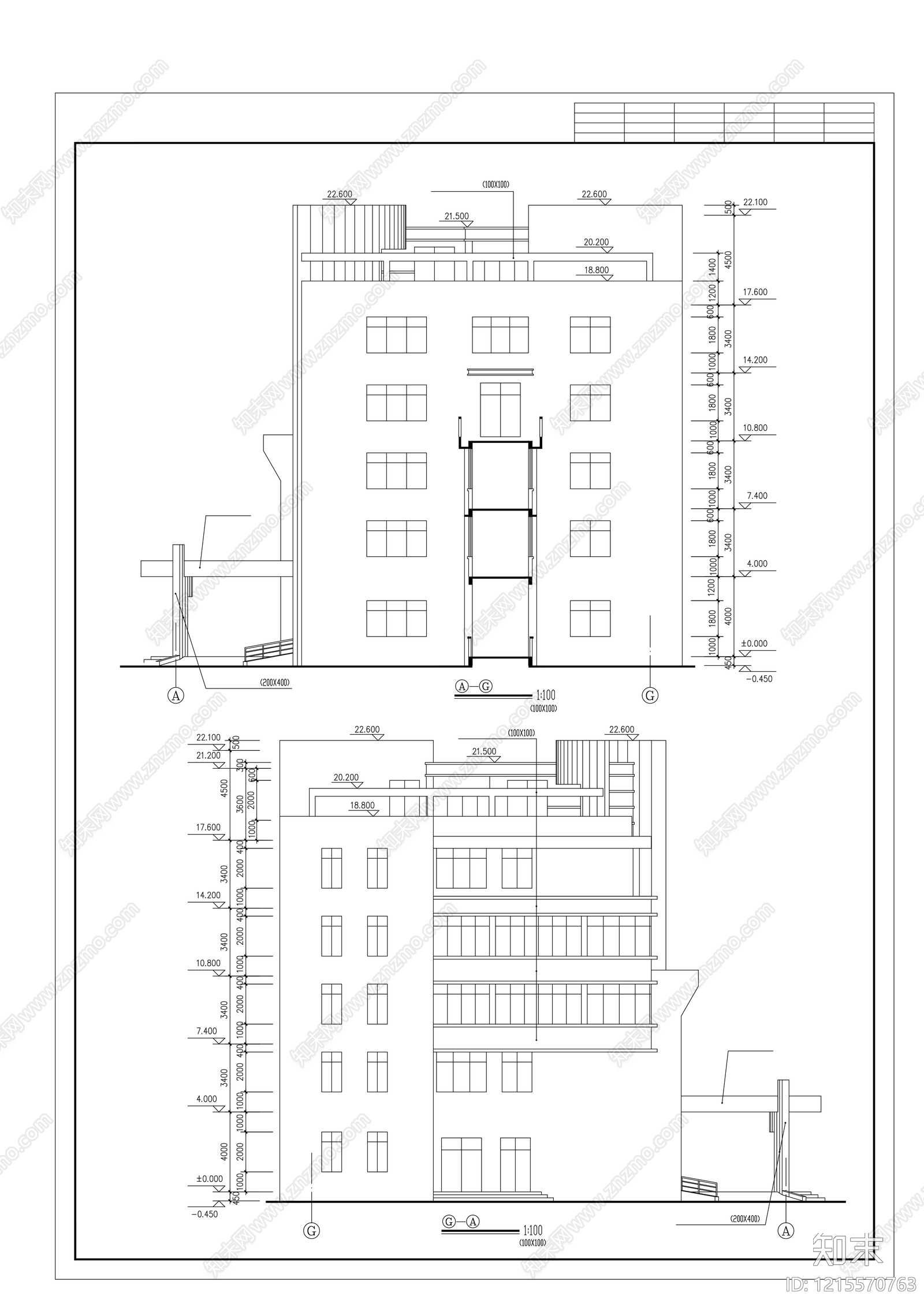 现代医院建筑cad施工图下载【ID:1215570763】