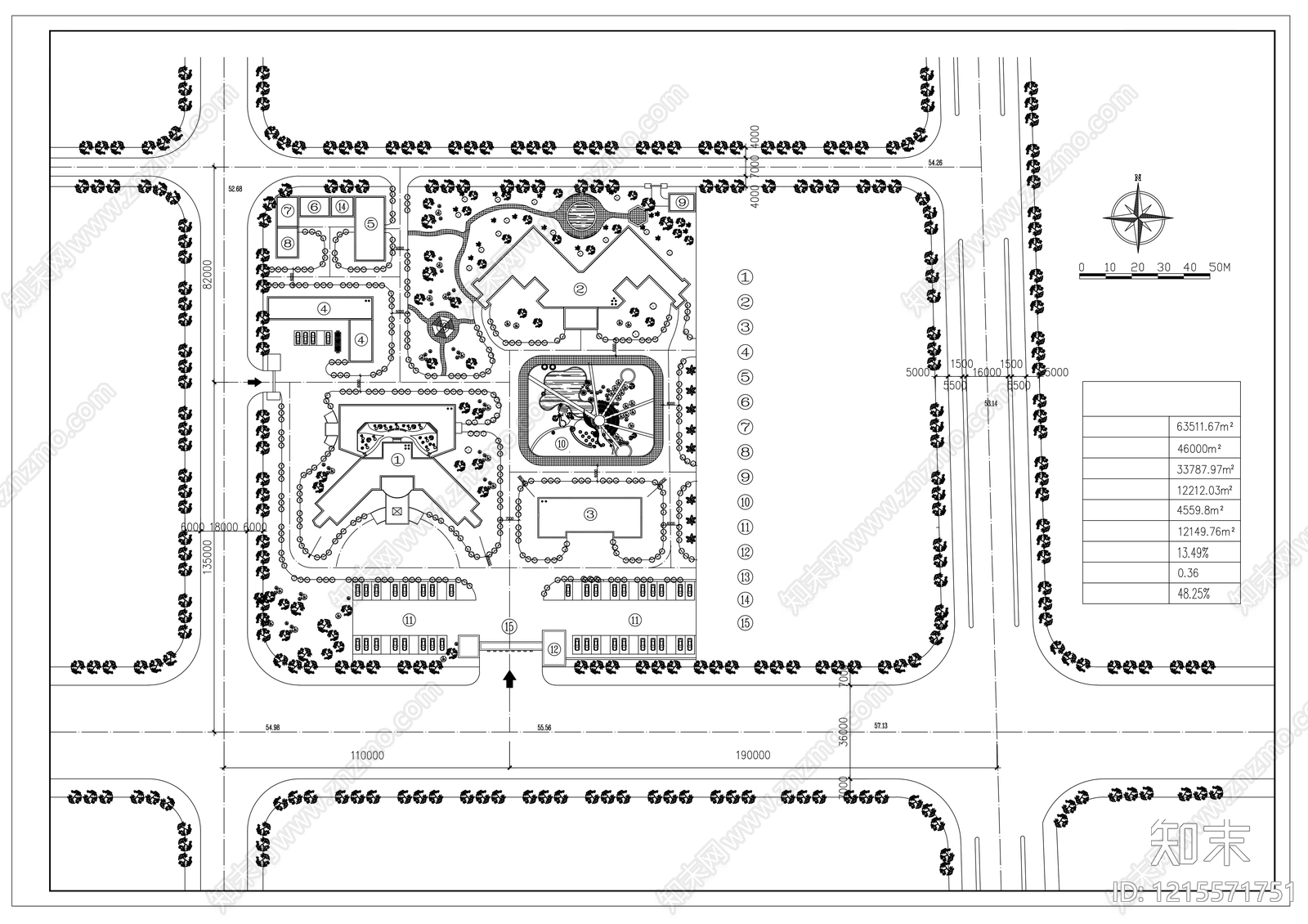 现代医院建筑cad施工图下载【ID:1215571751】