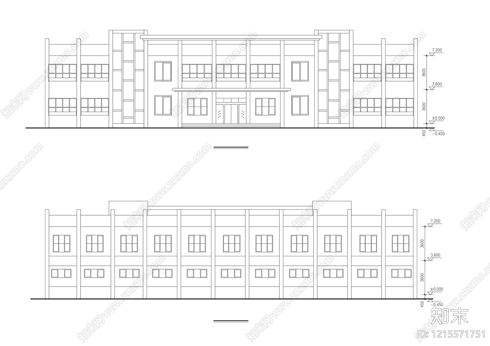 现代医院建筑cad施工图下载【ID:1215571751】