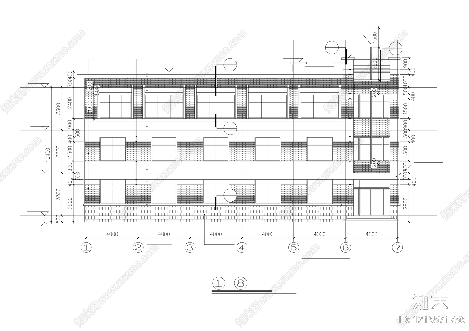 现代医院建筑cad施工图下载【ID:1215571756】